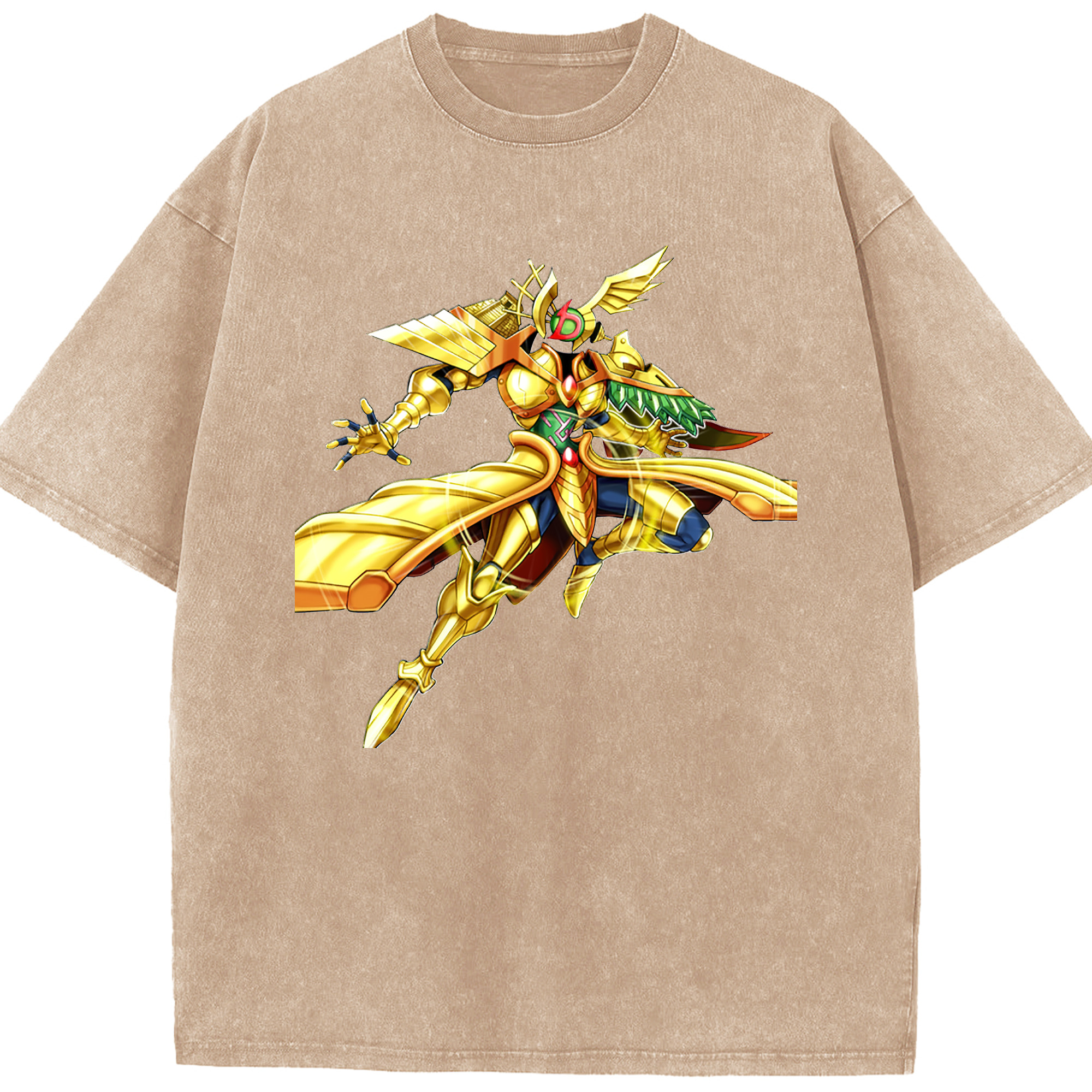 （画像用） 遊☆戯☆王 Yu-Gi-Oh! 綿100% ヴィンテージ風 半袖Tシャツ（フロントプリント）