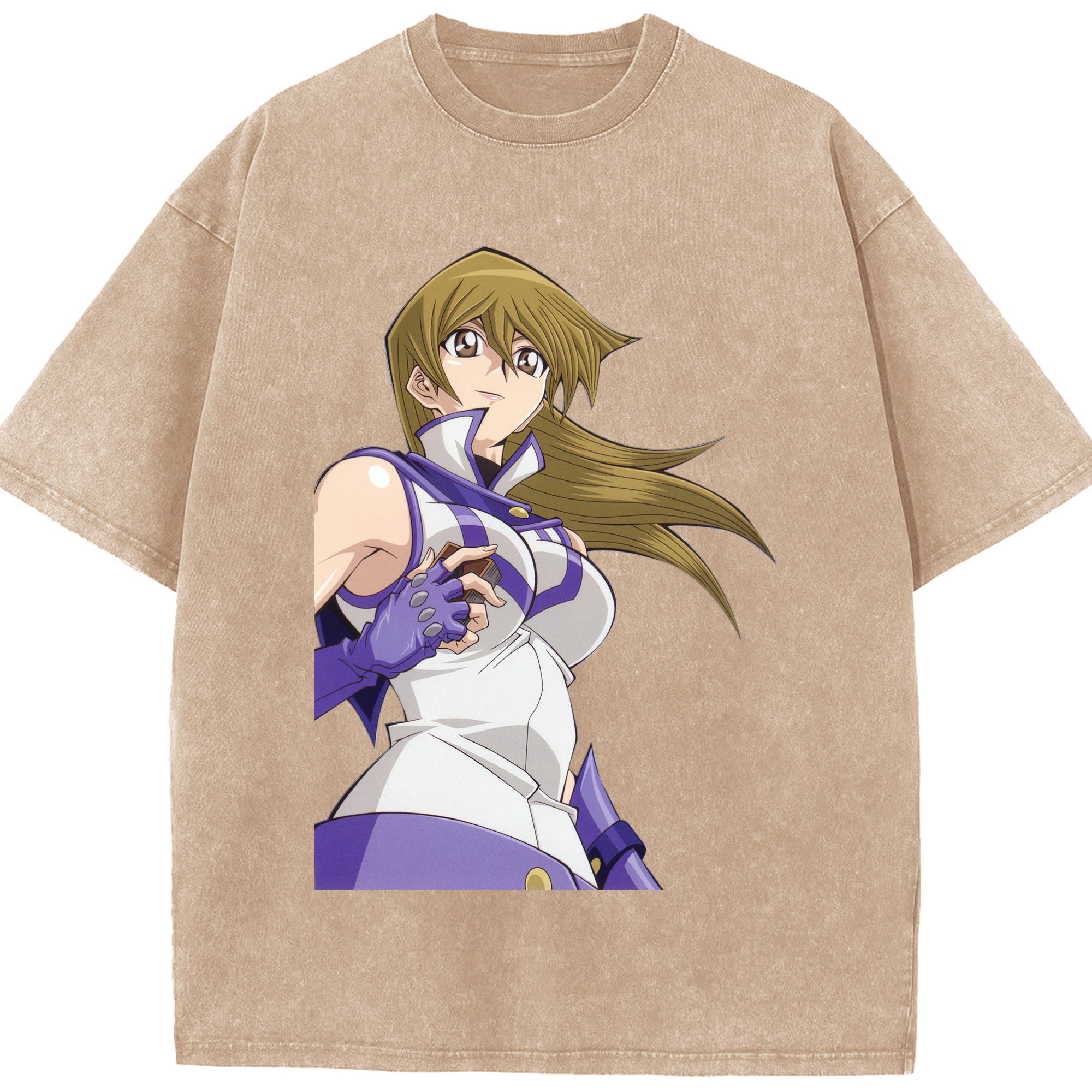 （画像用） 遊☆戯☆王 Yu-Gi-Oh! 綿100% ヴィンテージ風 半袖Tシャツ（フロントプリント）