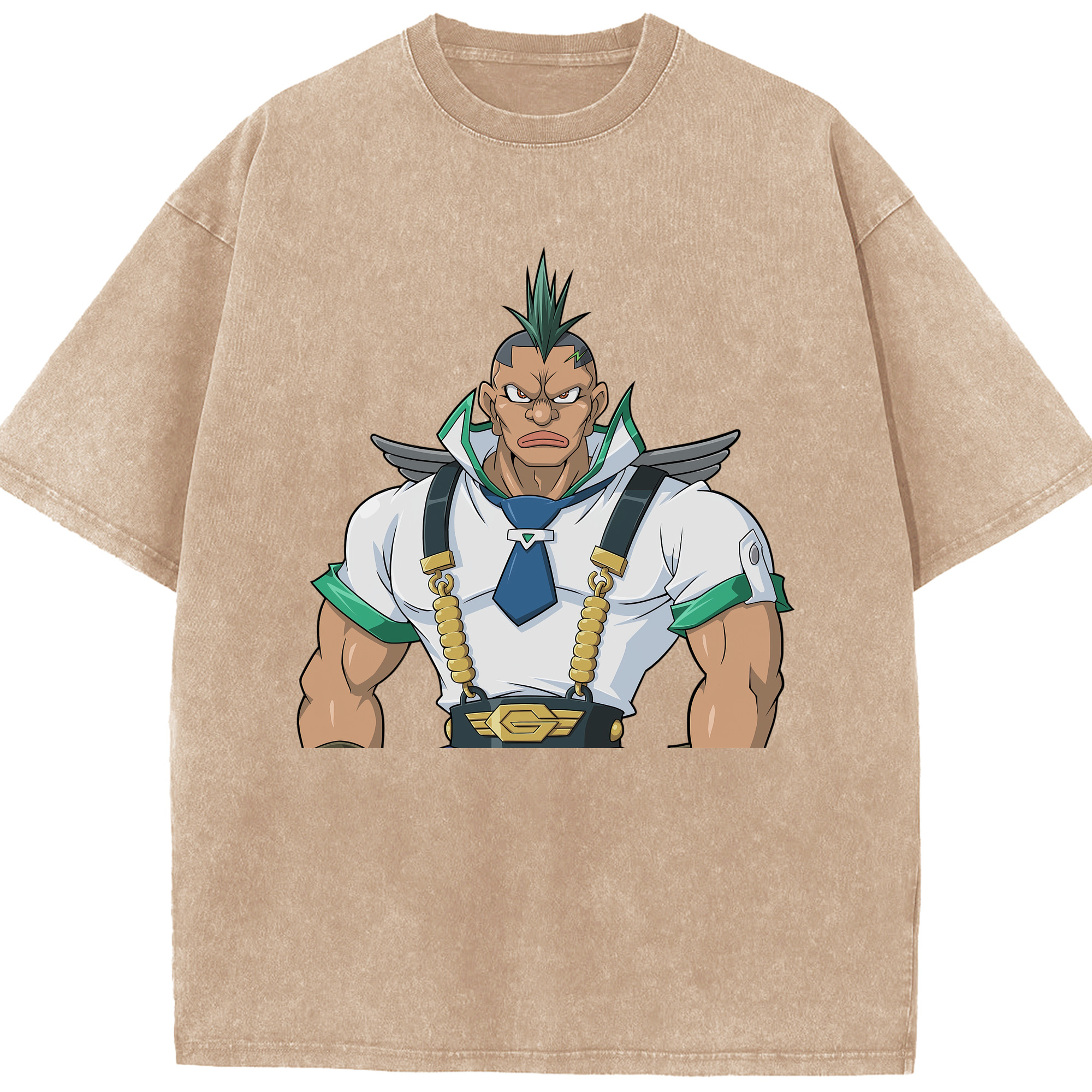 （画像用） 遊☆戯☆王 Yu-Gi-Oh! 綿100% ヴィンテージ風 半袖Tシャツ（フロントプリント）