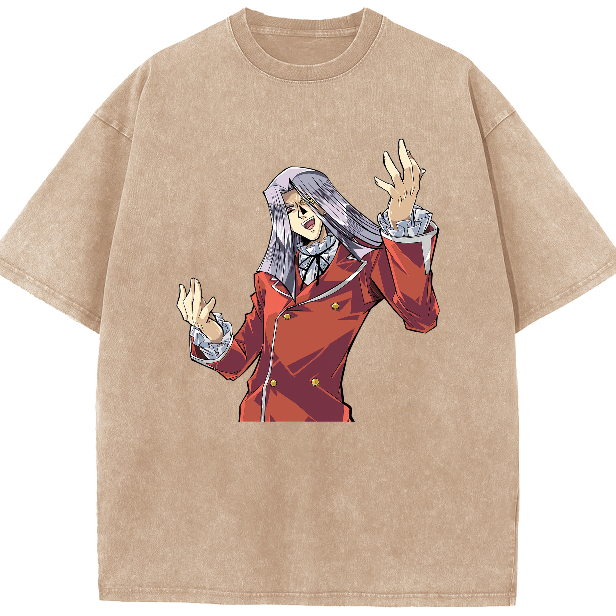 （画像用） 遊☆戯☆王 Yu-Gi-Oh! 綿100% ヴィンテージ風 半袖Tシャツ（フロントプリント）