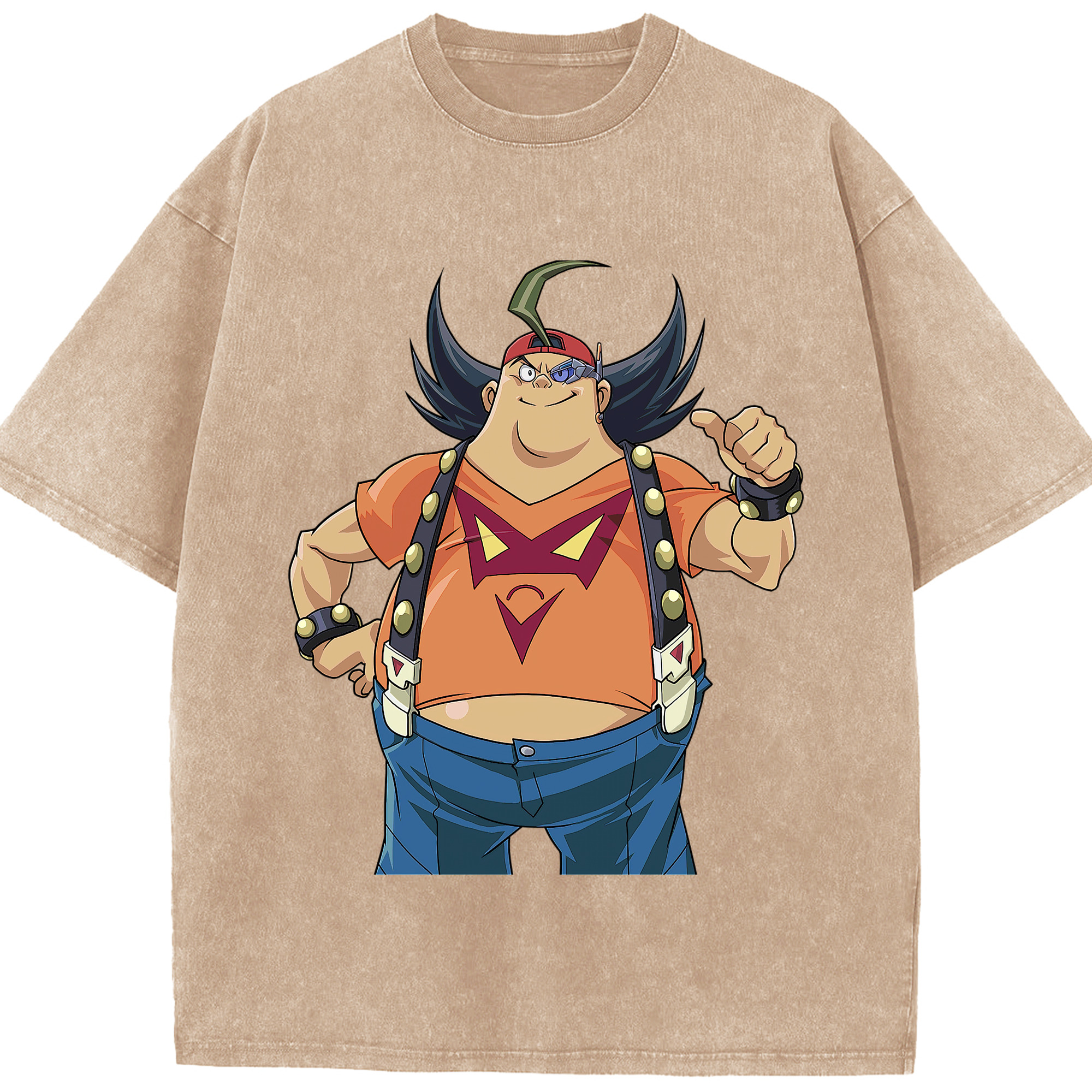 （画像用） 遊☆戯☆王 Yu-Gi-Oh! 綿100% ヴィンテージ風 半袖Tシャツ（フロントプリント）