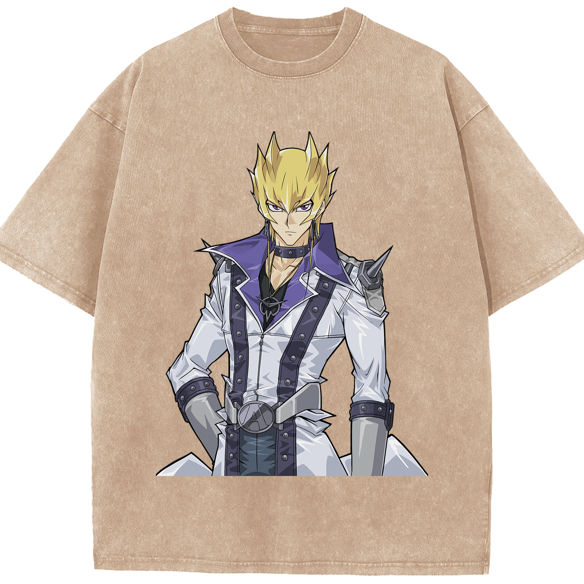 （画像用） 遊☆戯☆王 Yu-Gi-Oh! 綿100% ヴィンテージ風 半袖Tシャツ（フロントプリント）