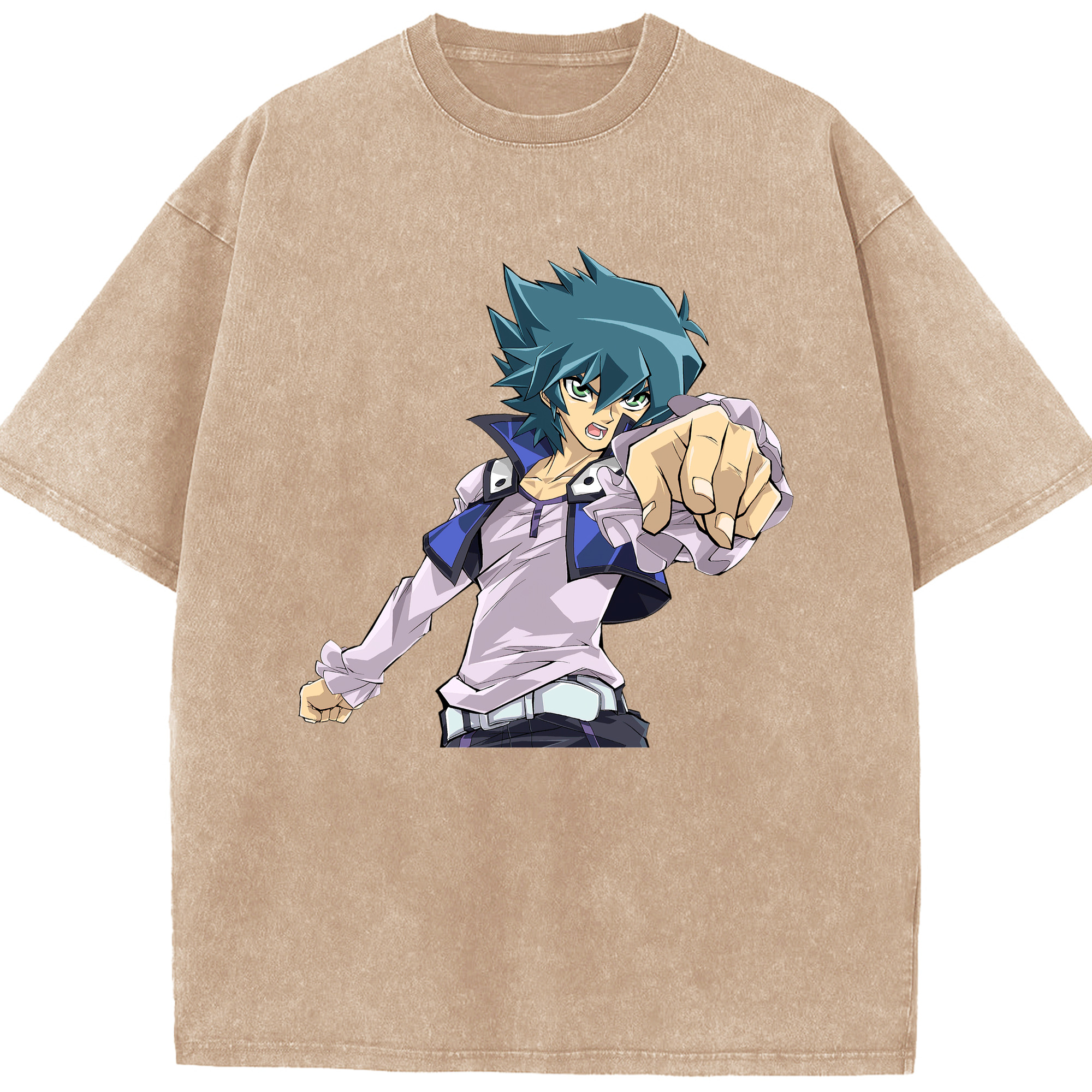 （画像用） 遊☆戯☆王 Yu-Gi-Oh! 綿100% ヴィンテージ風 半袖Tシャツ（フロントプリント）