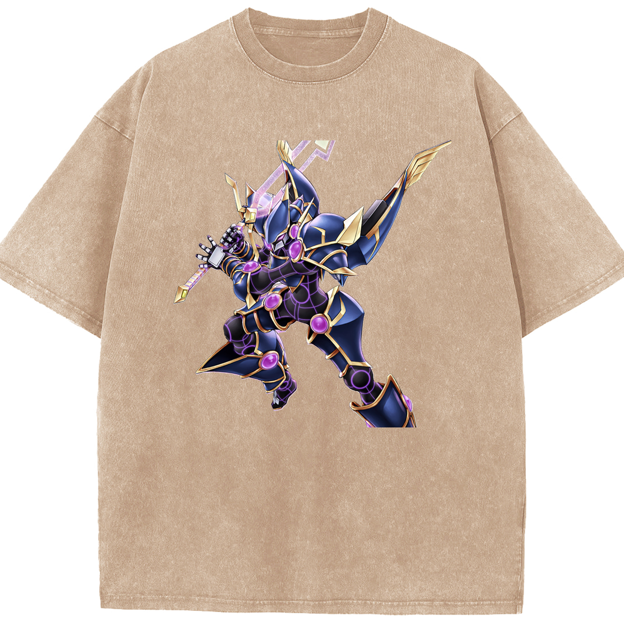 （画像用） 遊☆戯☆王 Yu-Gi-Oh! 綿100% ヴィンテージ風 半袖Tシャツ（フロントプリント）