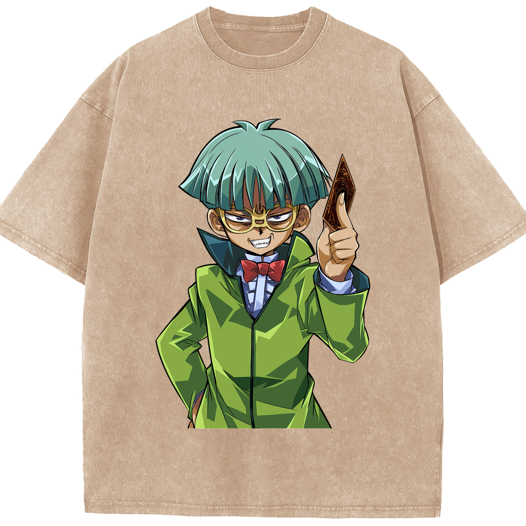 （画像用） 遊☆戯☆王 Yu-Gi-Oh! 綿100% ヴィンテージ風 半袖Tシャツ（フロントプリント）