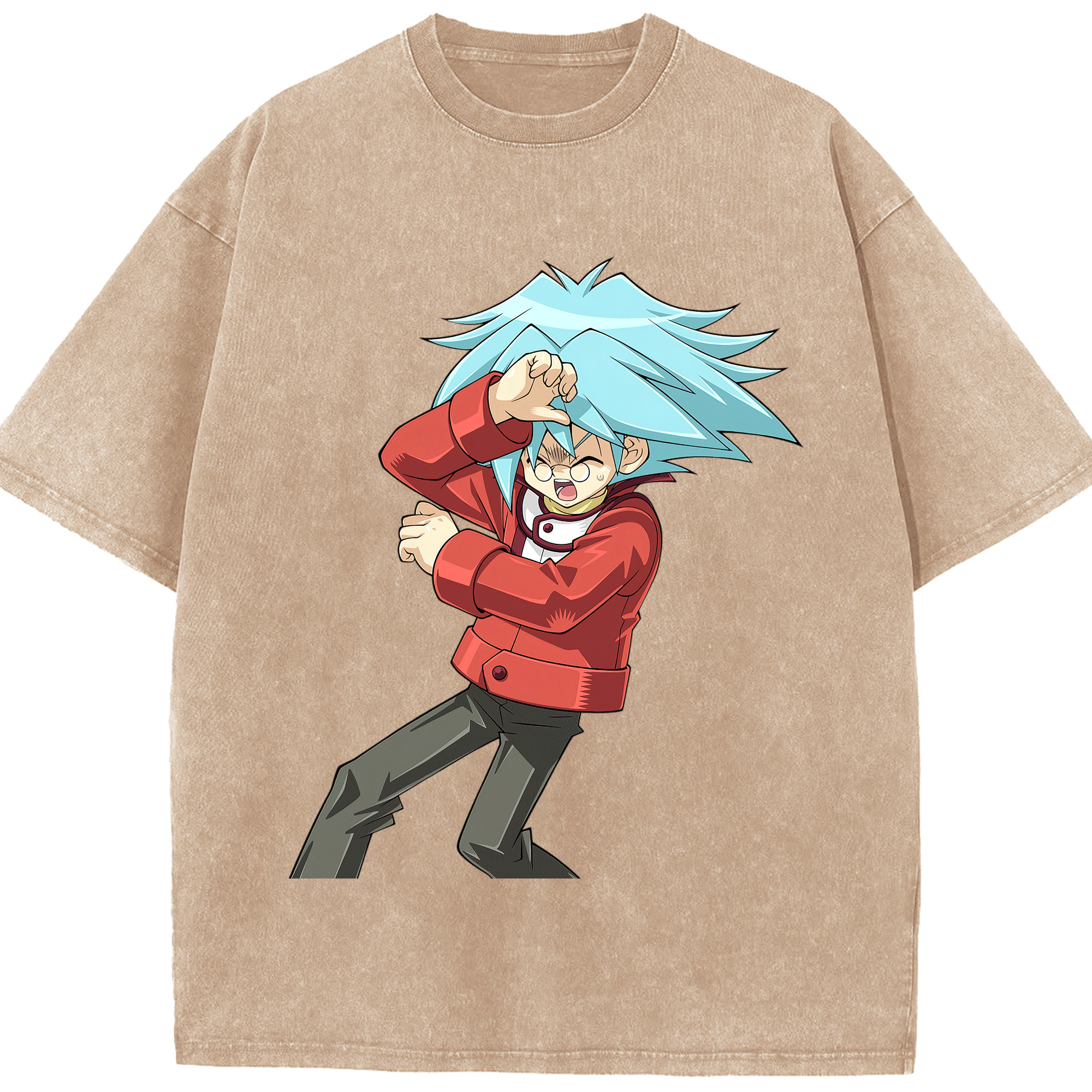 （画像用） 遊☆戯☆王 Yu-Gi-Oh! 綿100% ヴィンテージ風 半袖Tシャツ（フロントプリント）