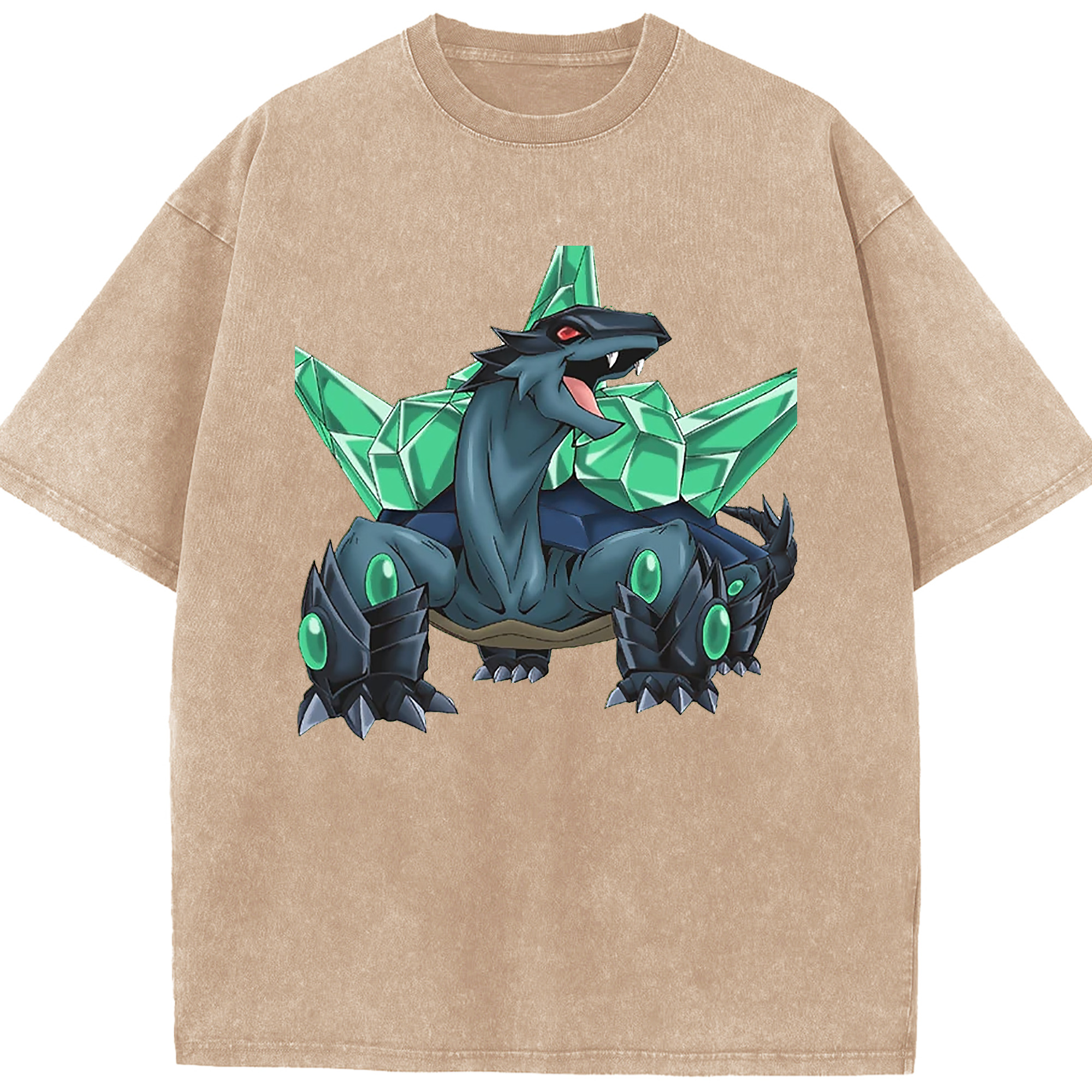 （画像用） 遊☆戯☆王 Yu-Gi-Oh! 綿100% ヴィンテージ風 半袖Tシャツ（フロントプリント）