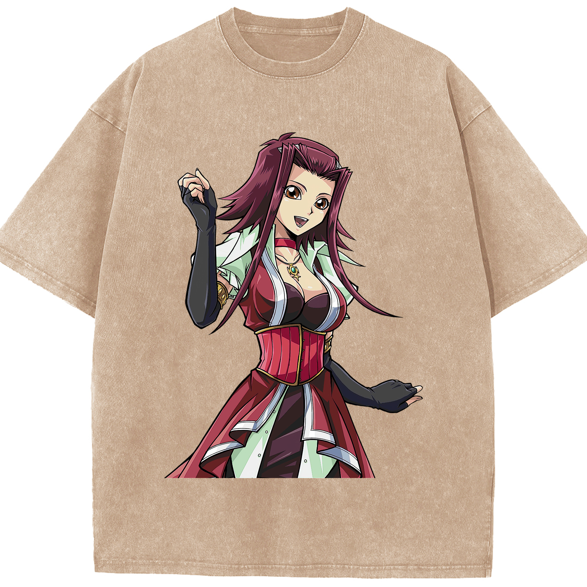 （画像用） 遊☆戯☆王 Yu-Gi-Oh! 綿100% ヴィンテージ風 半袖Tシャツ（フロントプリント）