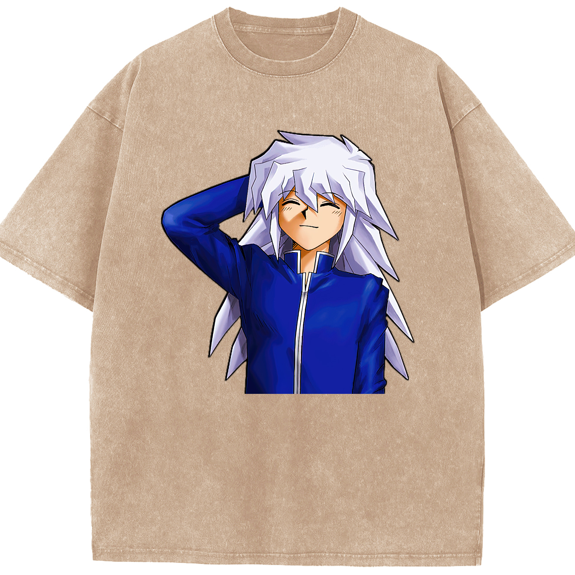 （画像用） 遊☆戯☆王 Yu-Gi-Oh! 綿100% ヴィンテージ風 半袖Tシャツ（フロントプリント）