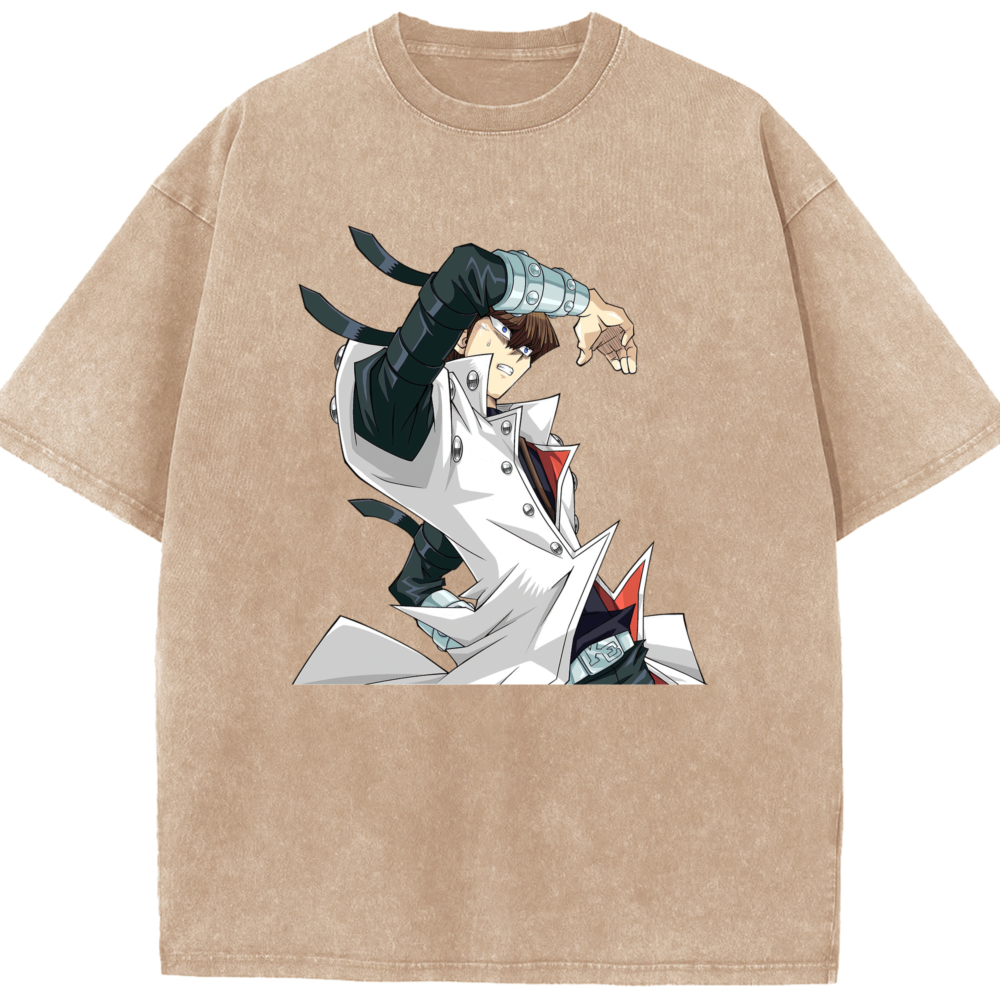 （画像用） 遊☆戯☆王 Yu-Gi-Oh! 綿100% ヴィンテージ風 半袖Tシャツ（フロントプリント）