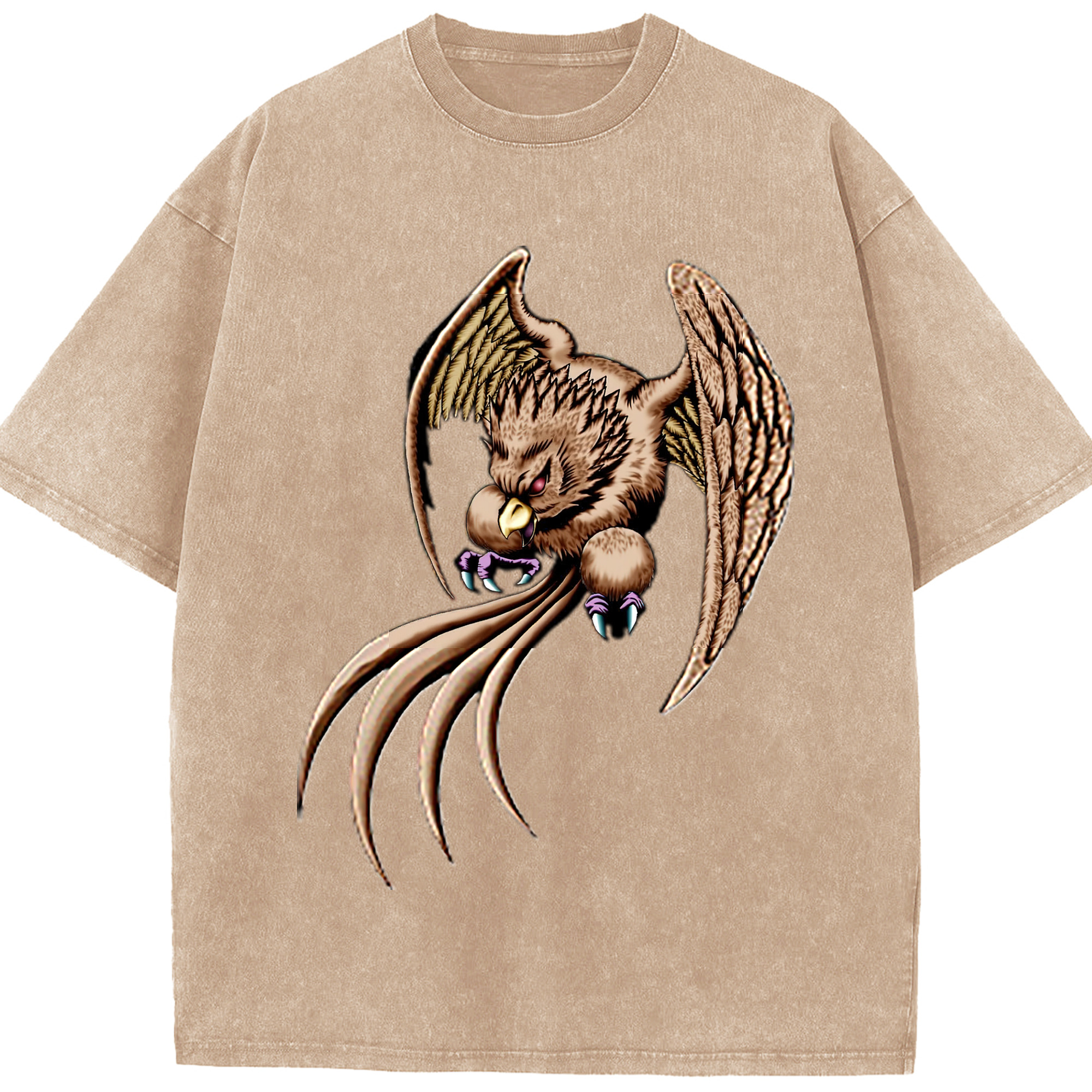（画像用） 遊☆戯☆王 Yu-Gi-Oh! 綿100% ヴィンテージ風 半袖Tシャツ（フロントプリント）