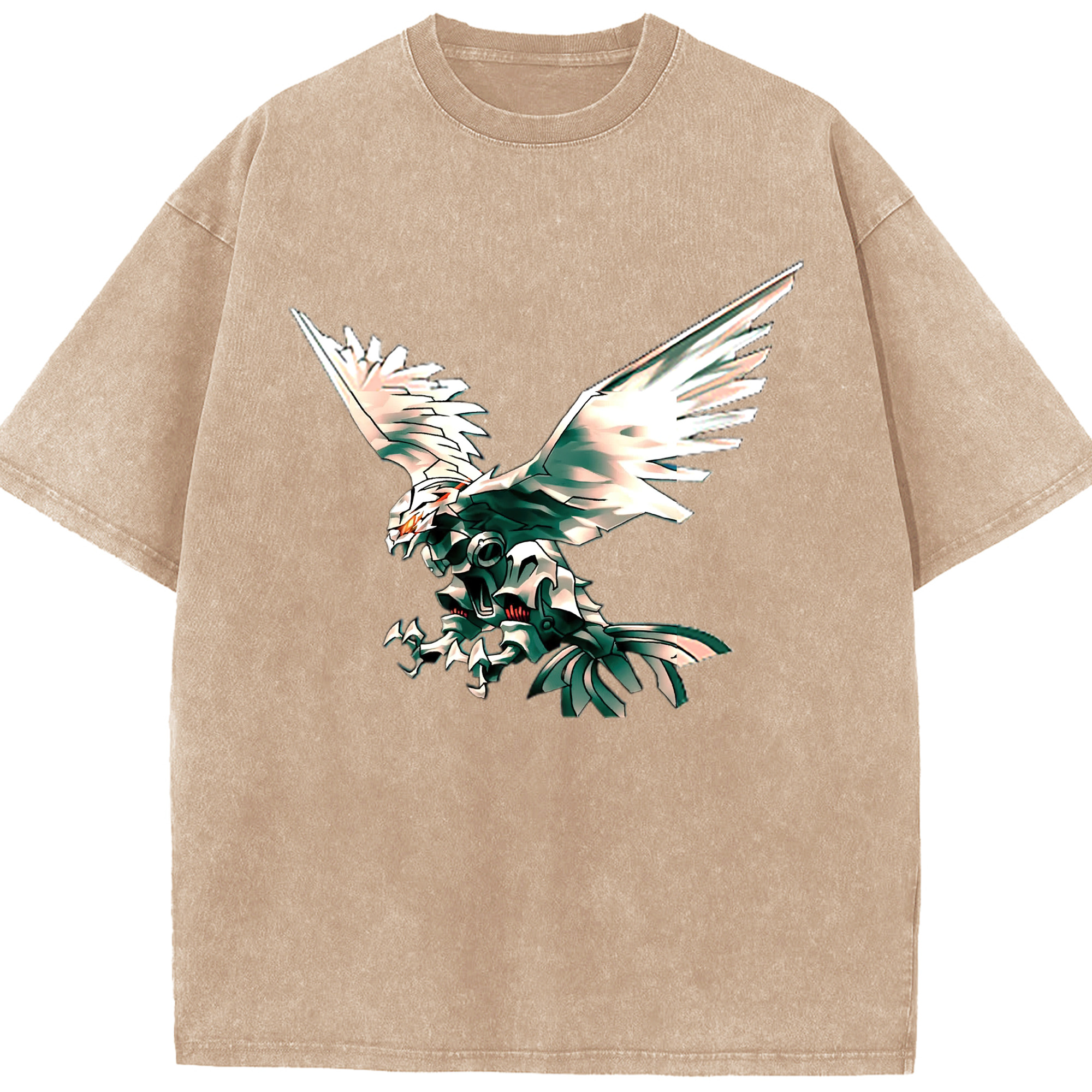 （画像用） 遊☆戯☆王 Yu-Gi-Oh! 綿100% ヴィンテージ風 半袖Tシャツ（フロントプリント）