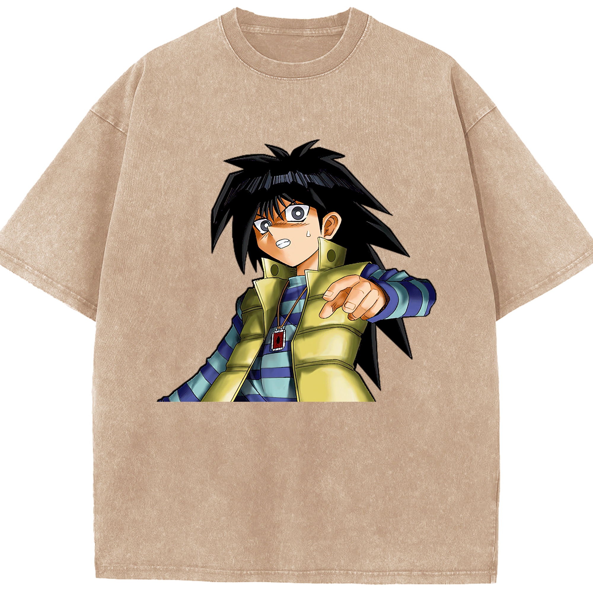 （画像用） 遊☆戯☆王 Yu-Gi-Oh! 綿100% ヴィンテージ風 半袖Tシャツ（フロントプリント）