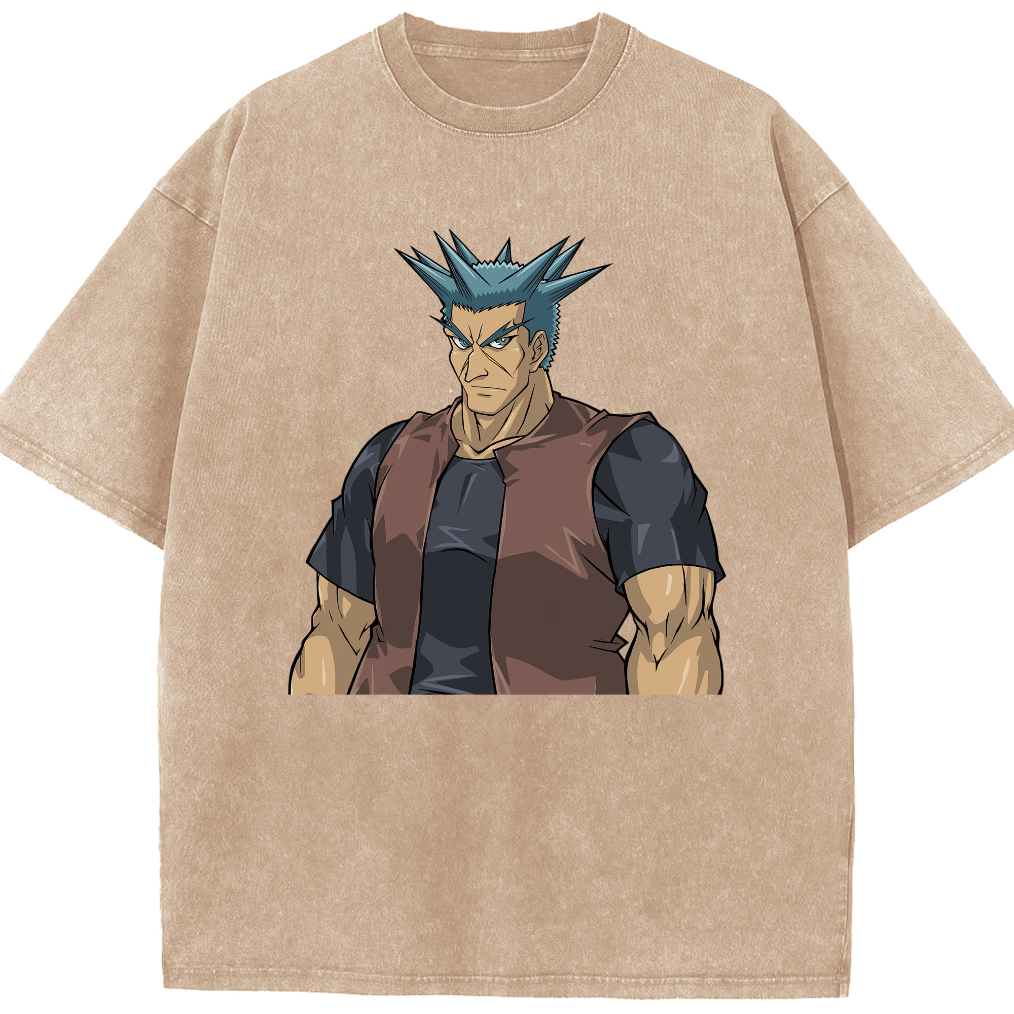 （画像用） 遊☆戯☆王 Yu-Gi-Oh! 綿100% ヴィンテージ風 半袖Tシャツ（フロントプリント）