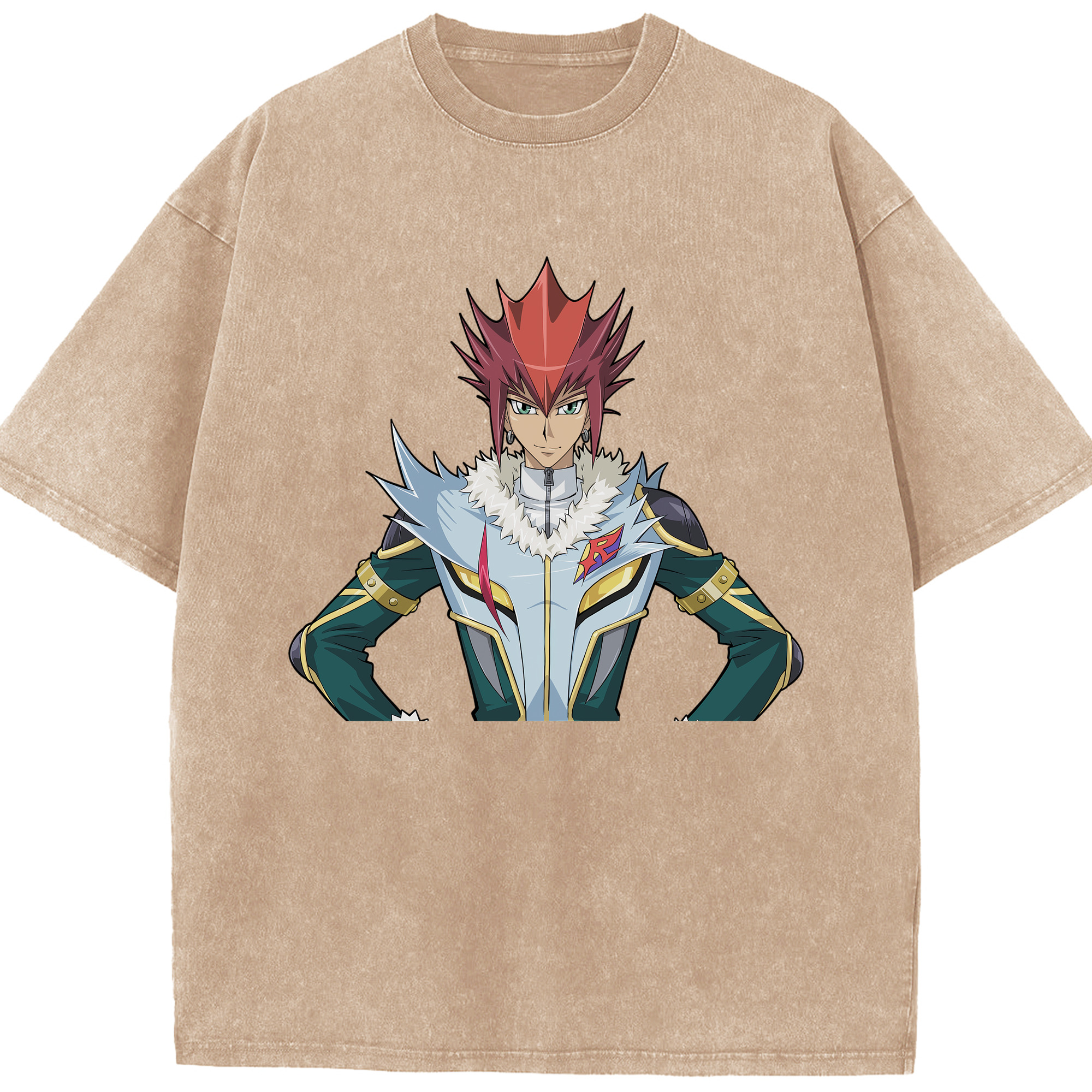 （画像用） 遊☆戯☆王 Yu-Gi-Oh! 綿100% ヴィンテージ風 半袖Tシャツ（フロントプリント）