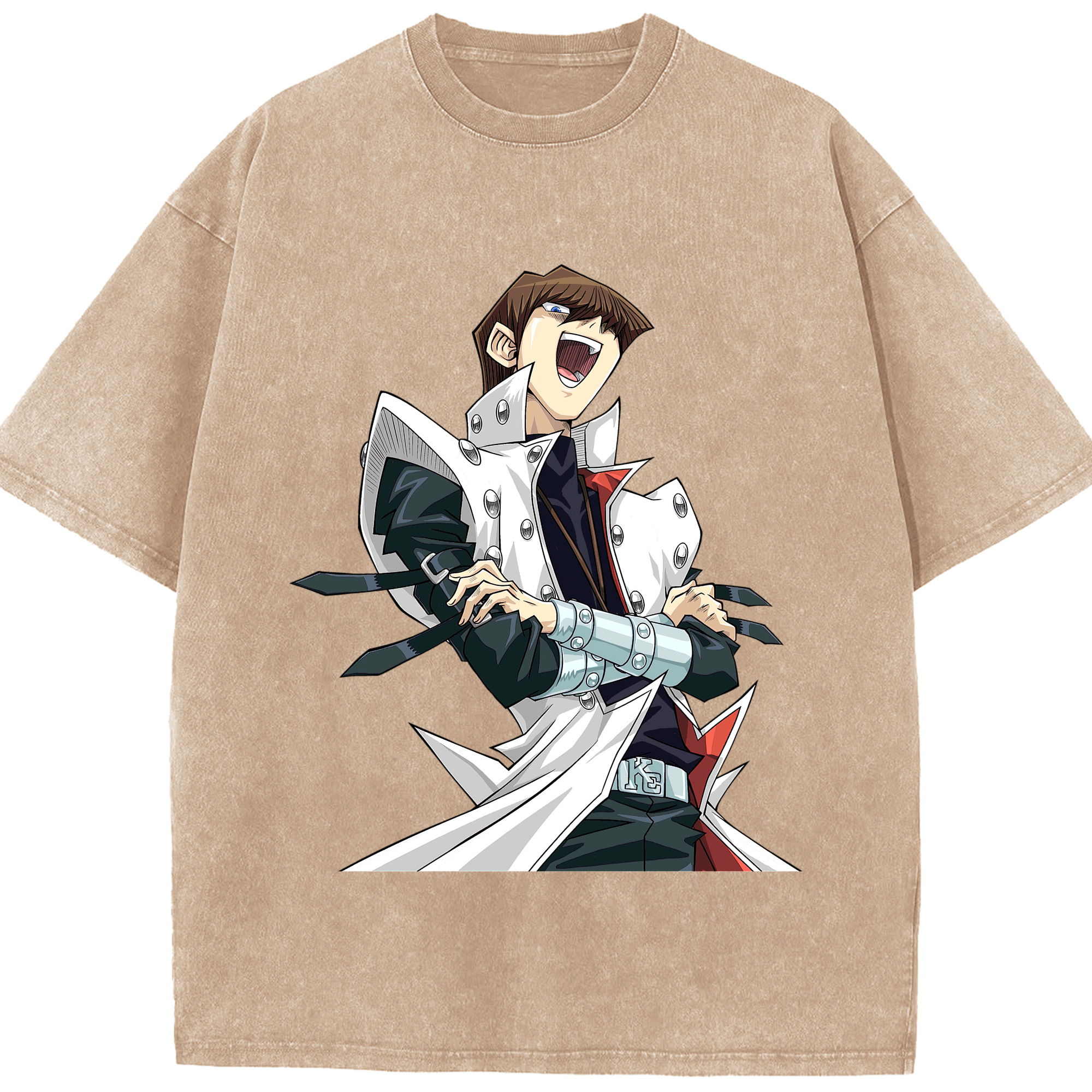 （画像用） 遊☆戯☆王 Yu-Gi-Oh! 綿100% ヴィンテージ風 半袖Tシャツ（フロントプリント）