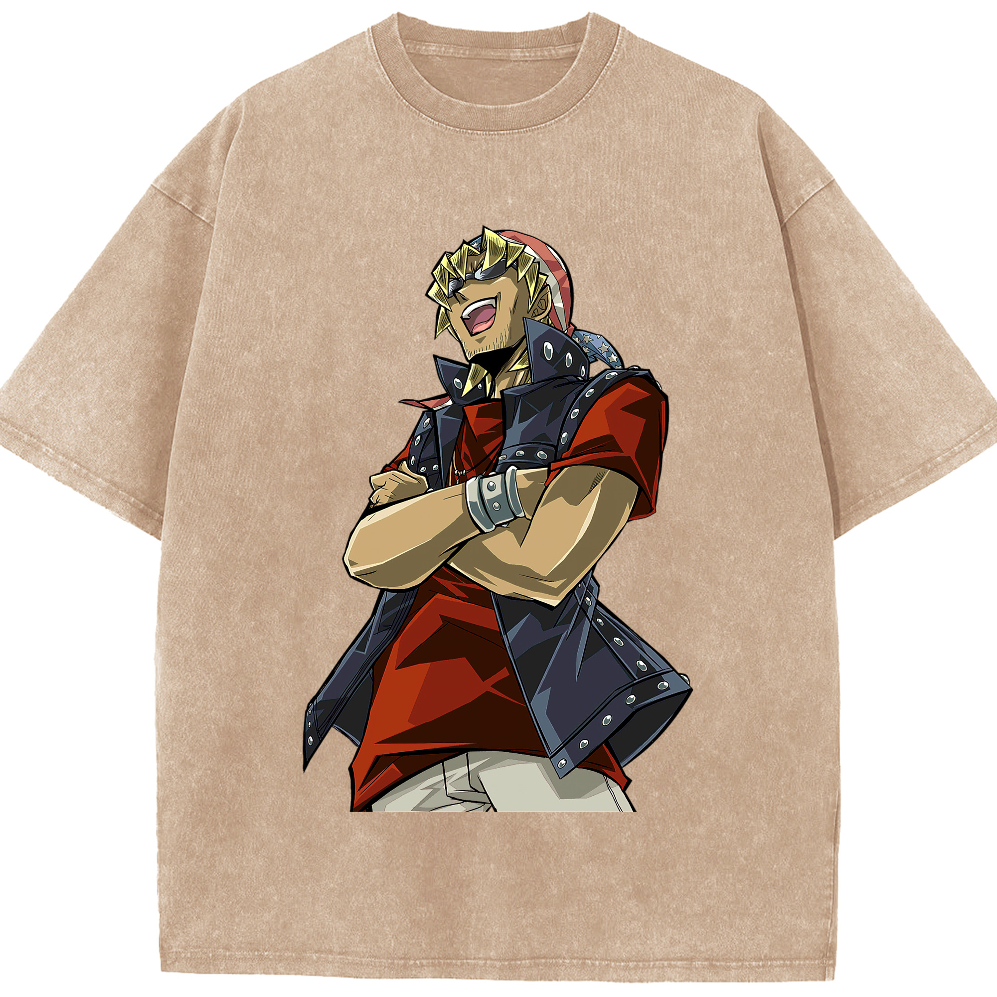 （画像用） 遊☆戯☆王 Yu-Gi-Oh! 綿100% ヴィンテージ風 半袖Tシャツ（フロントプリント）