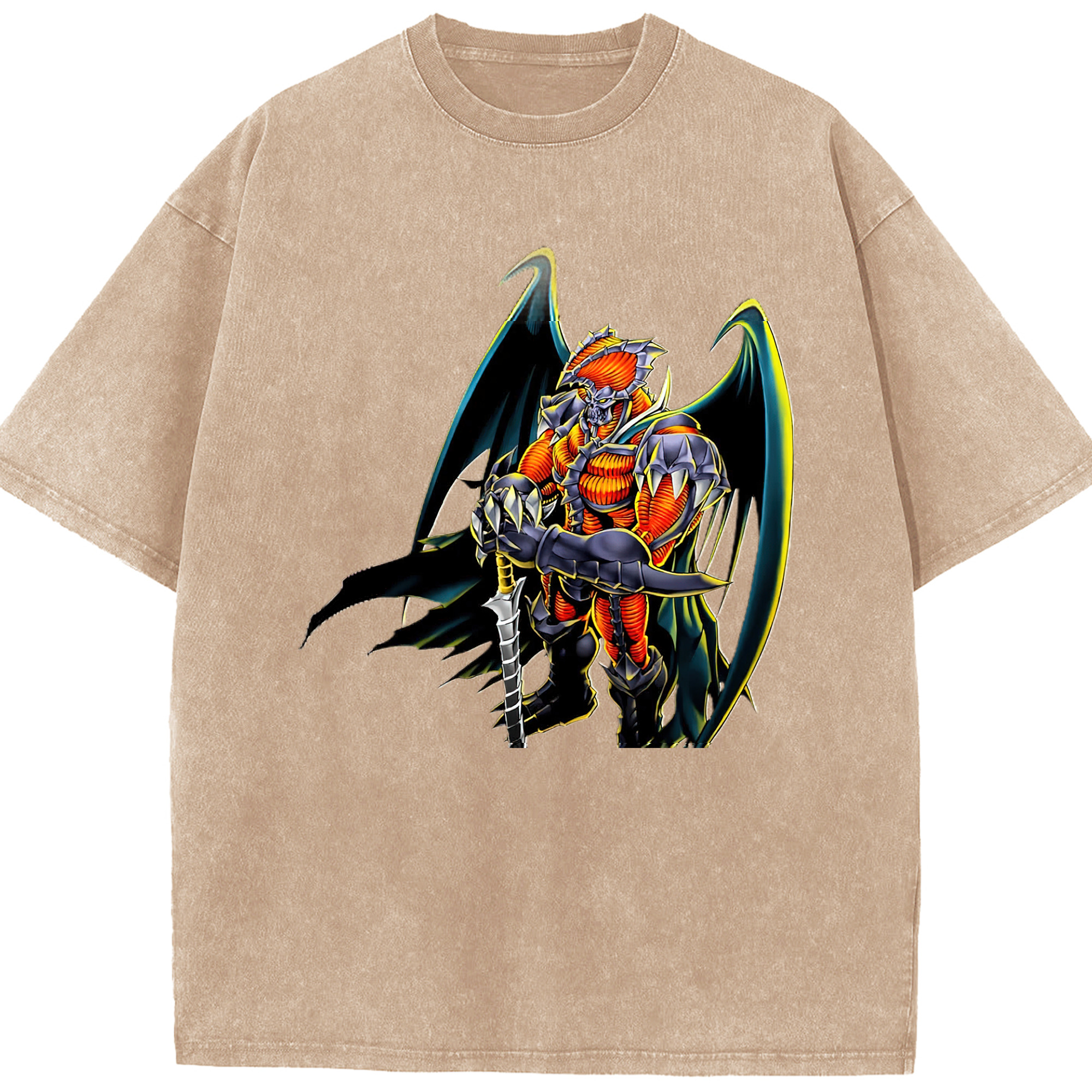 （画像用） 遊☆戯☆王 Yu-Gi-Oh! 綿100% ヴィンテージ風 半袖Tシャツ（フロントプリント）