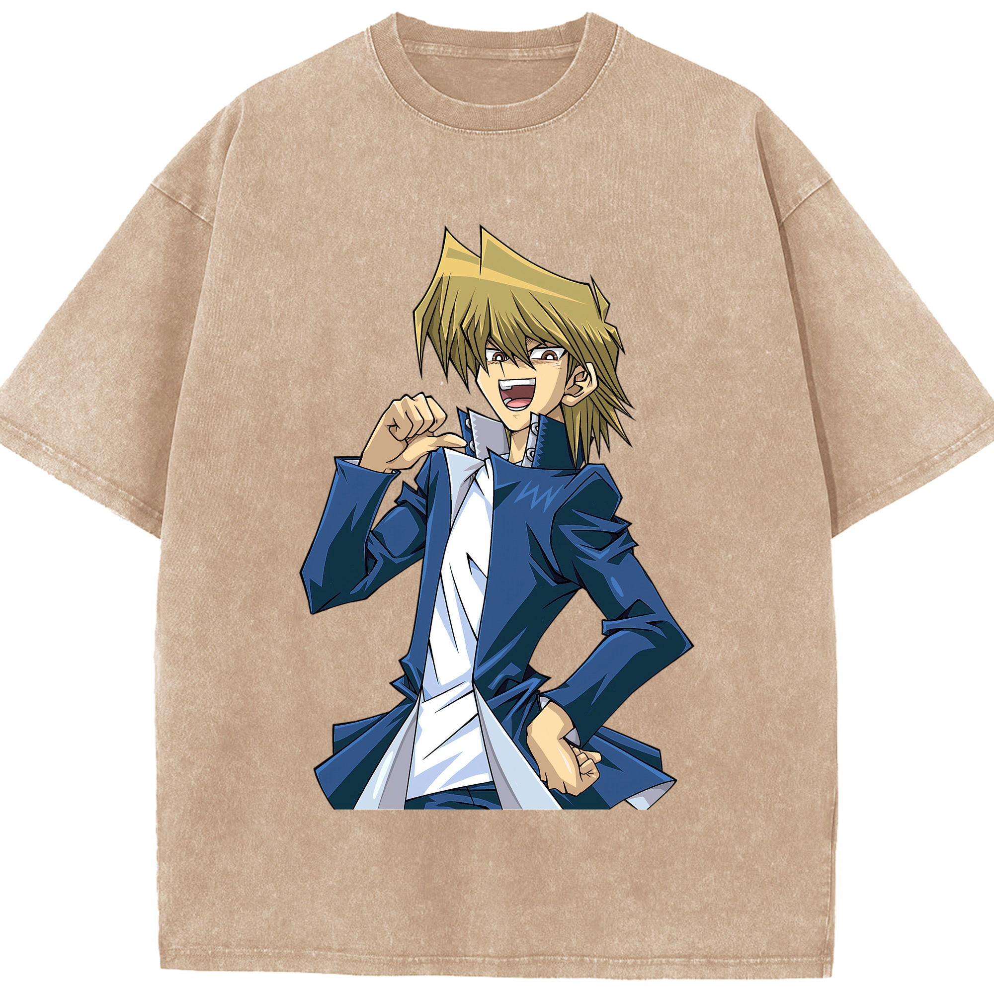 （画像用） 遊☆戯☆王 Yu-Gi-Oh! 綿100% ヴィンテージ風 半袖Tシャツ（フロントプリント）