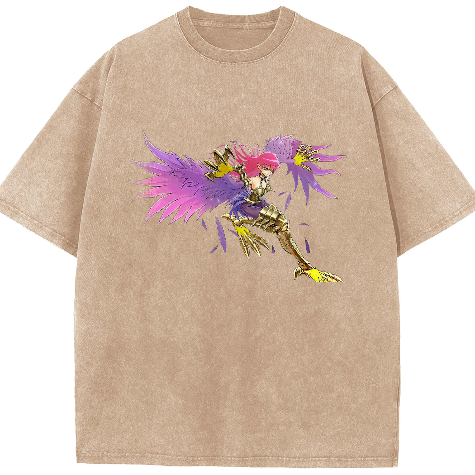 （画像用） 遊☆戯☆王 Yu-Gi-Oh! 綿100% ヴィンテージ風 半袖Tシャツ（フロントプリント）