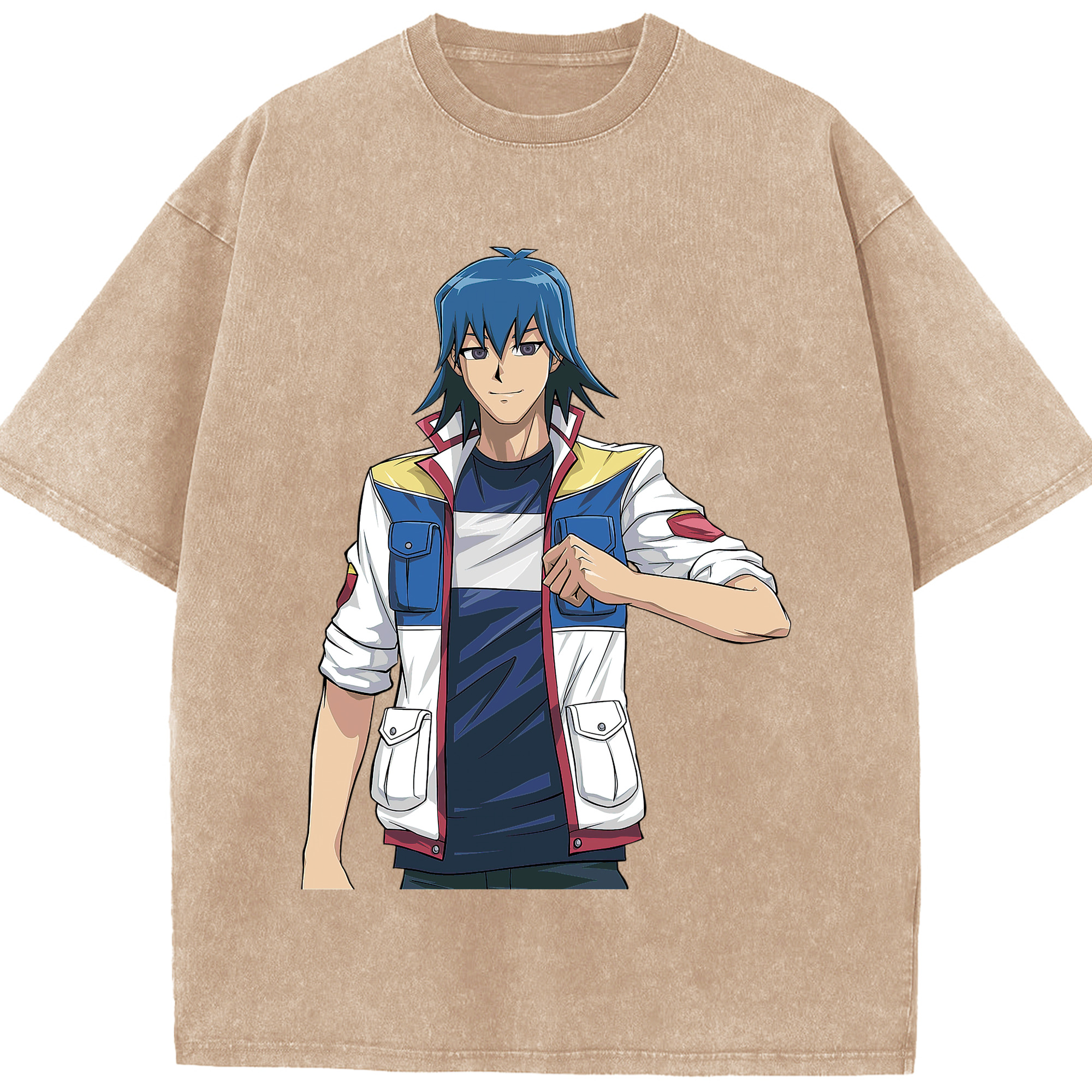 （画像用） 遊☆戯☆王 Yu-Gi-Oh! 綿100% ヴィンテージ風 半袖Tシャツ（フロントプリント）