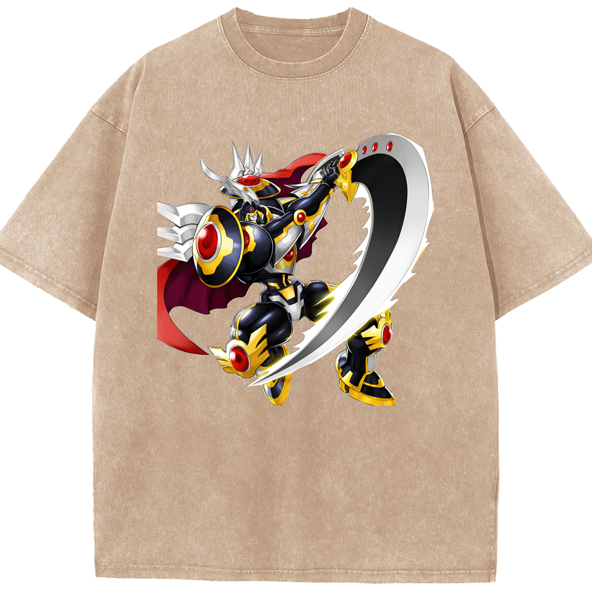 （画像用） 遊☆戯☆王 Yu-Gi-Oh! 綿100% ヴィンテージ風 半袖Tシャツ（フロントプリント）