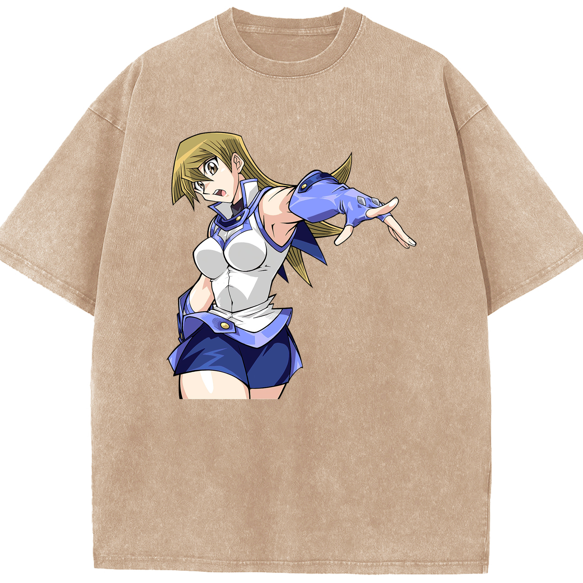 （画像用） 遊☆戯☆王 Yu-Gi-Oh! 綿100% ヴィンテージ風 半袖Tシャツ（フロントプリント）