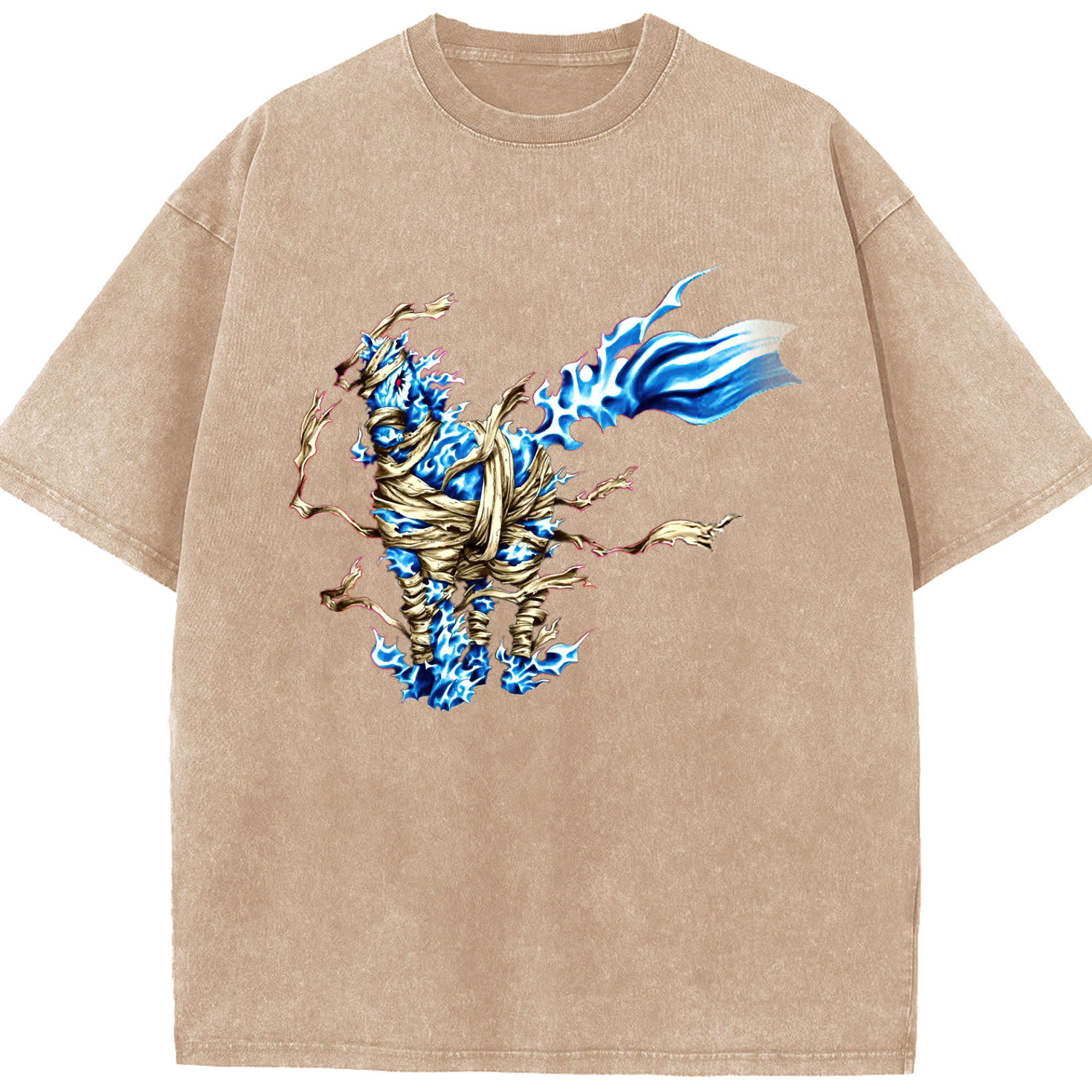 （画像用） 遊☆戯☆王 Yu-Gi-Oh! 綿100% ヴィンテージ風 半袖Tシャツ（フロントプリント）