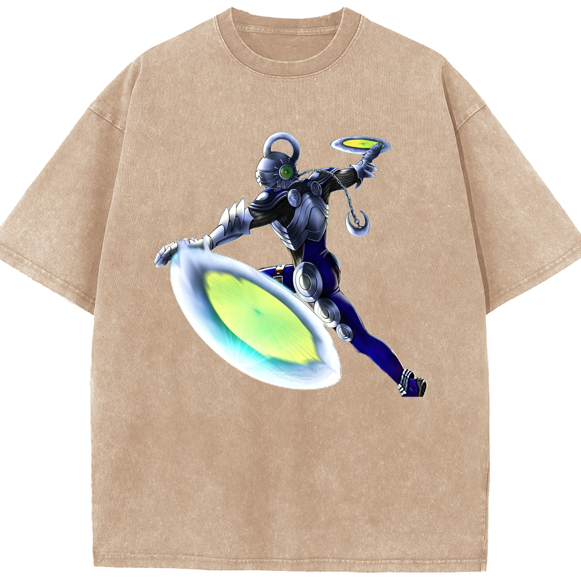 （画像用） 遊☆戯☆王 Yu-Gi-Oh! 綿100% ヴィンテージ風 半袖Tシャツ（フロントプリント）
