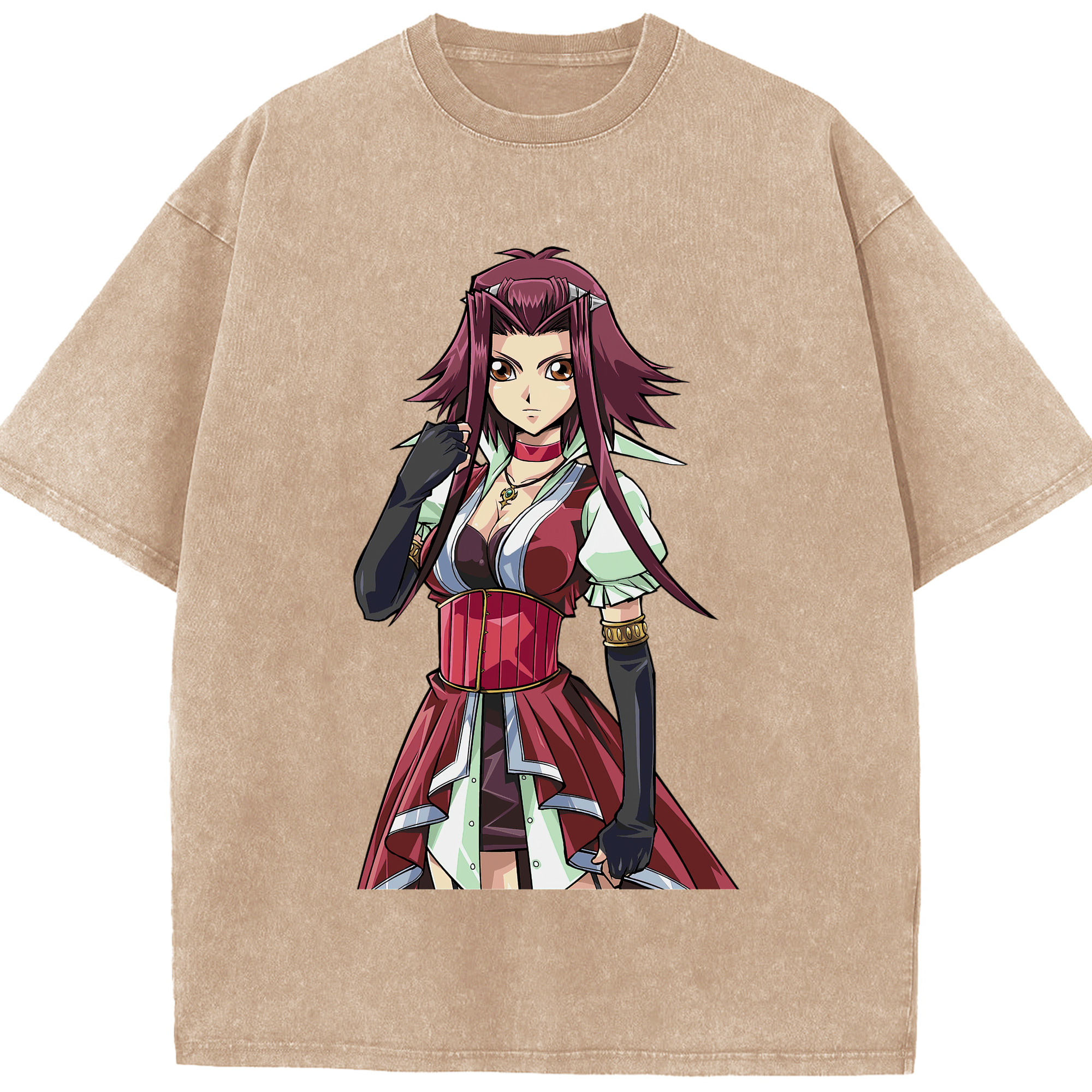 （画像用） 遊☆戯☆王 Yu-Gi-Oh! 綿100% ヴィンテージ風 半袖Tシャツ（フロントプリント）
