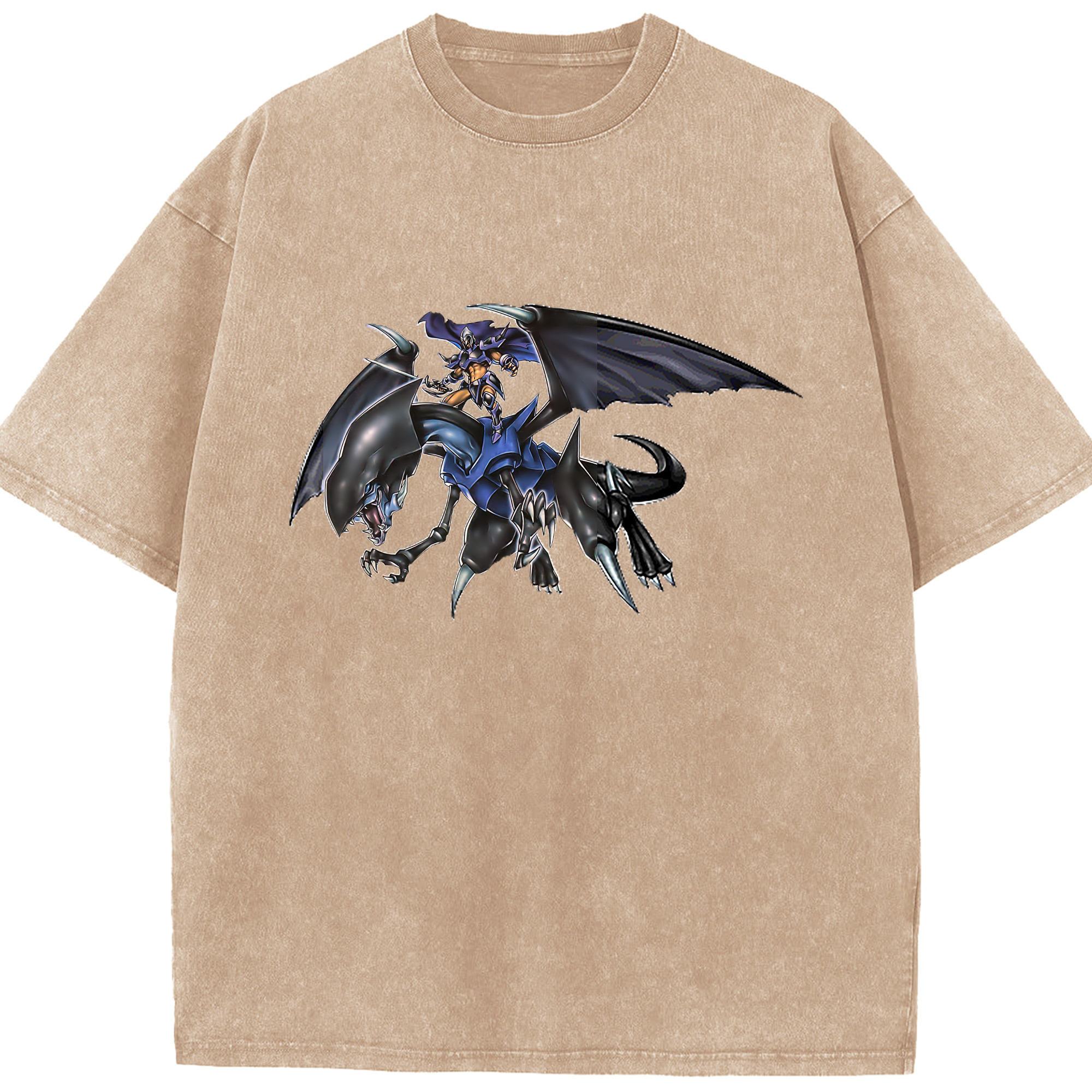 （画像用） 遊☆戯☆王 Yu-Gi-Oh! 綿100% ヴィンテージ風 半袖Tシャツ（フロントプリント）