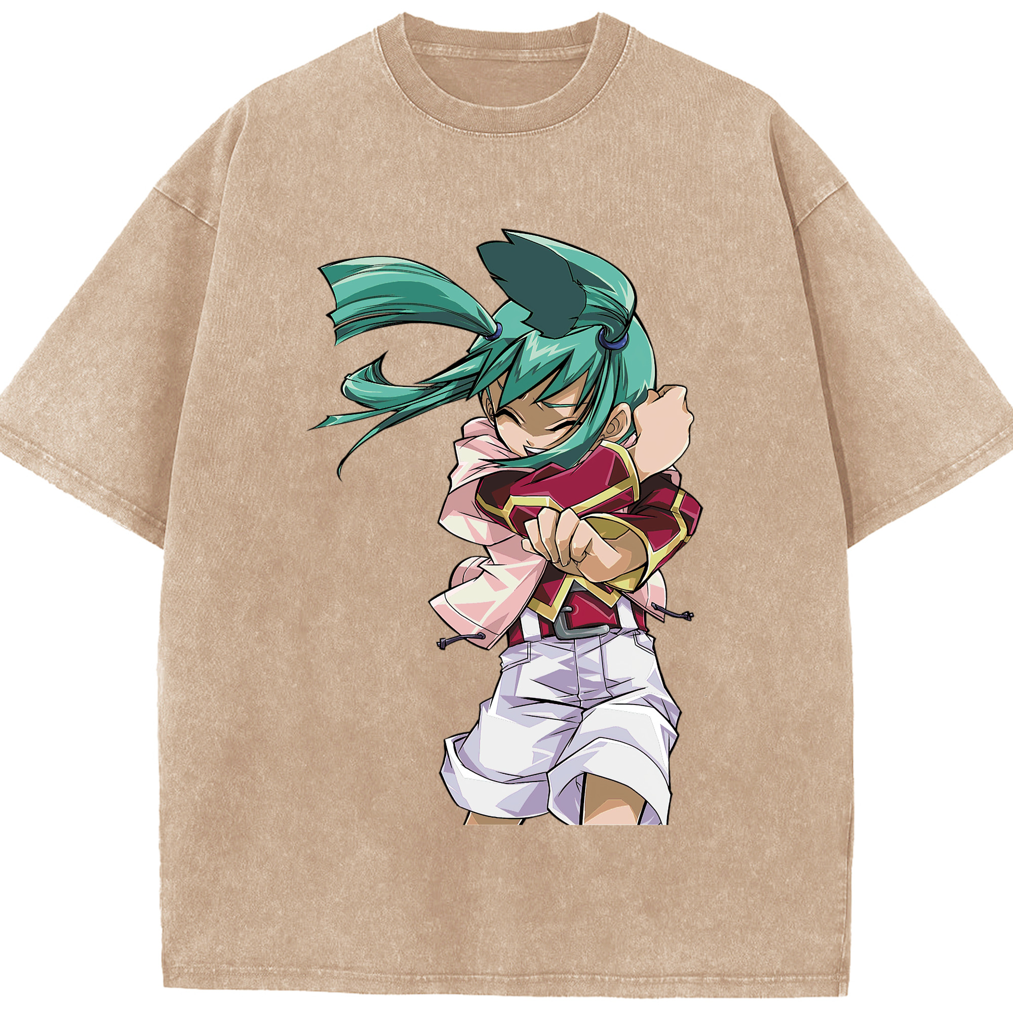 （画像用） 遊☆戯☆王 Yu-Gi-Oh! 綿100% ヴィンテージ風 半袖Tシャツ（フロントプリント）