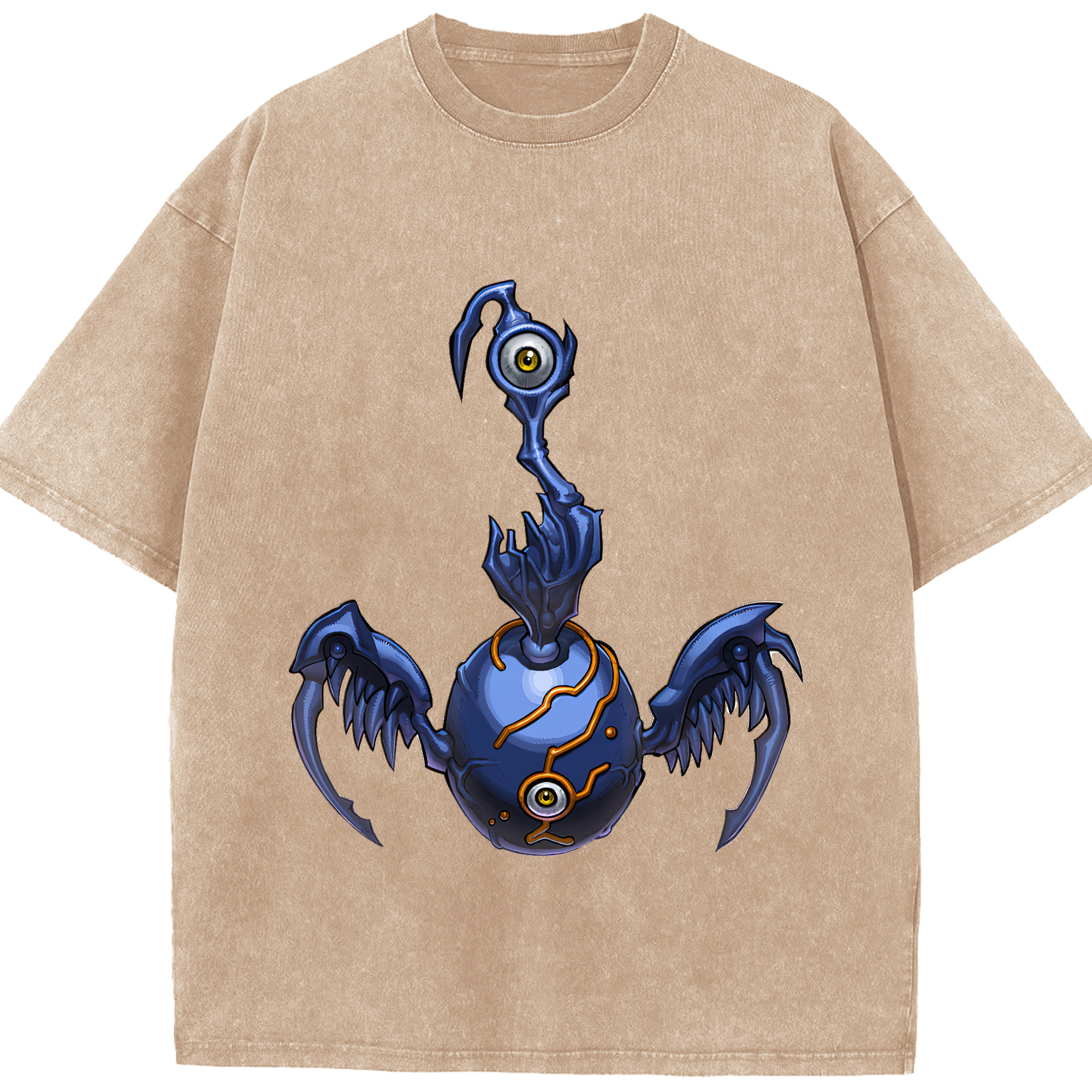 （画像用） 遊☆戯☆王 Yu-Gi-Oh! 綿100% ヴィンテージ風 半袖Tシャツ（フロントプリント）