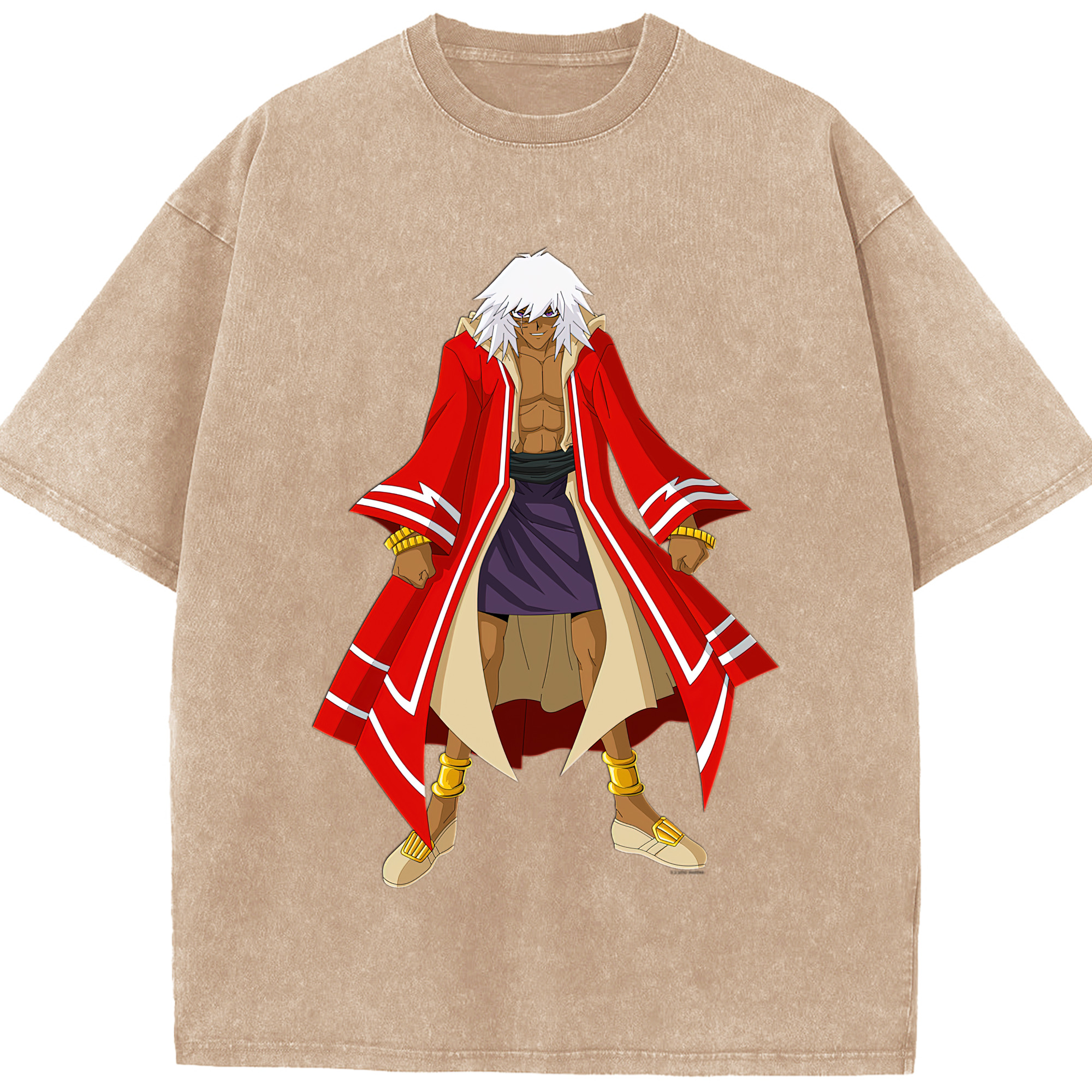 （画像用） 遊☆戯☆王 Yu-Gi-Oh! 綿100% ヴィンテージ風 半袖Tシャツ（フロントプリント）