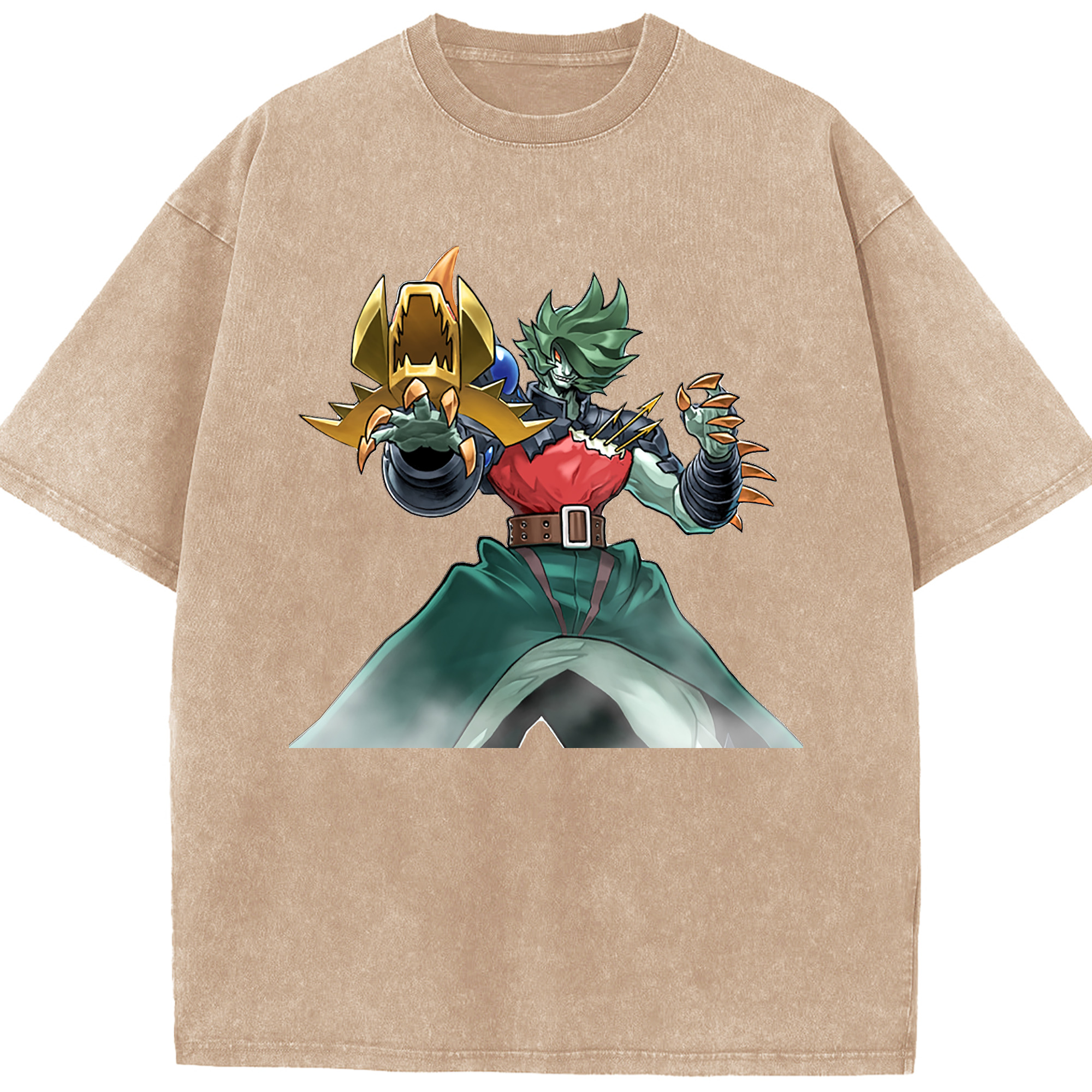 （画像用） 遊☆戯☆王 Yu-Gi-Oh! 綿100% ヴィンテージ風 半袖Tシャツ（フロントプリント）