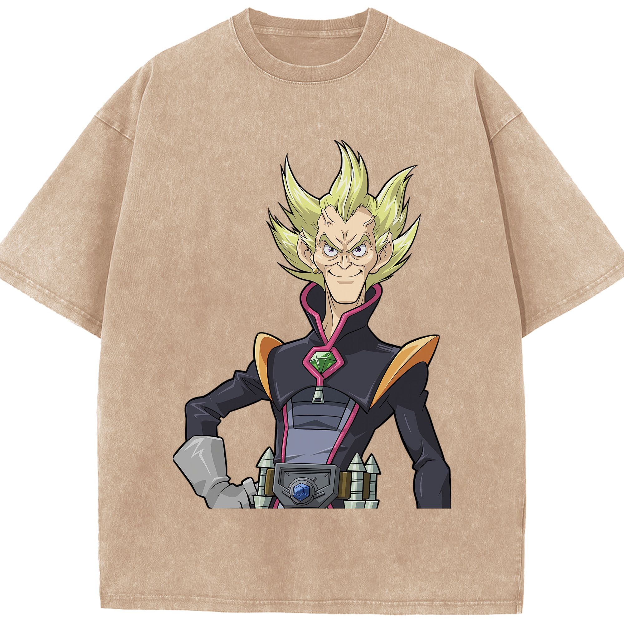 （画像用） 遊☆戯☆王 Yu-Gi-Oh! 綿100% ヴィンテージ風 半袖Tシャツ（フロントプリント）