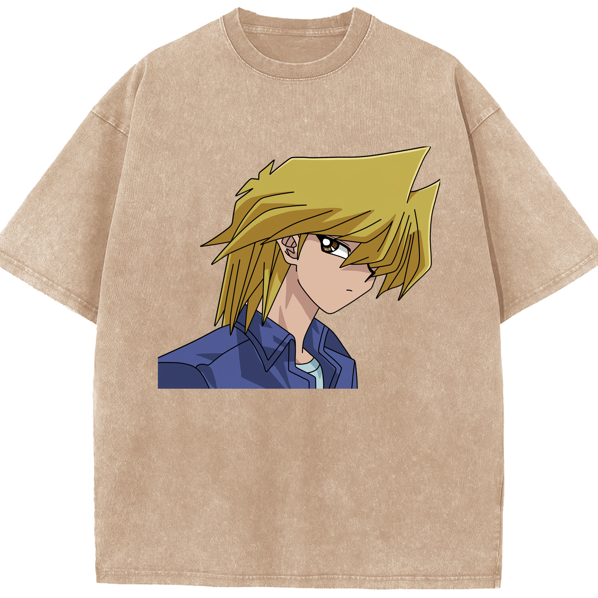 （画像用） 遊☆戯☆王 Yu-Gi-Oh! 綿100% ヴィンテージ風 半袖Tシャツ（フロントプリント）