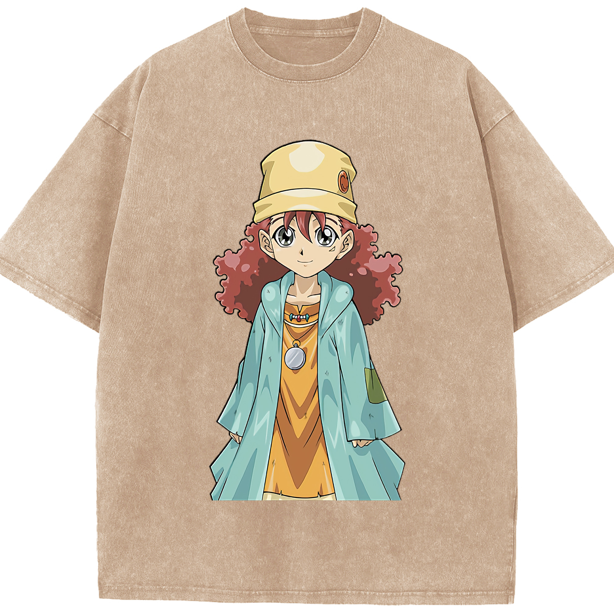 （画像用） 遊☆戯☆王 Yu-Gi-Oh! 綿100% ヴィンテージ風 半袖Tシャツ（フロントプリント）