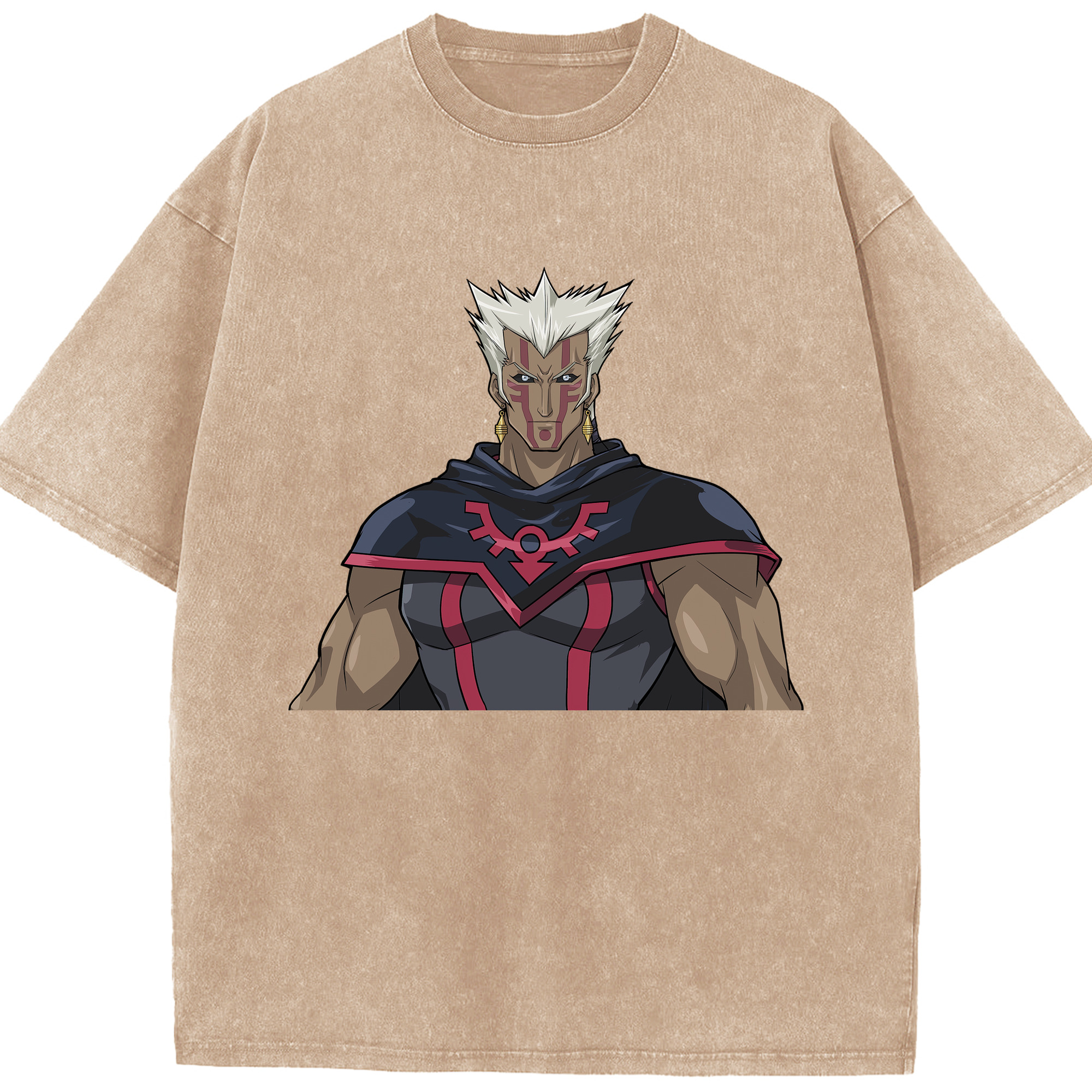 （画像用） 遊☆戯☆王 Yu-Gi-Oh! 綿100% ヴィンテージ風 半袖Tシャツ（フロントプリント）