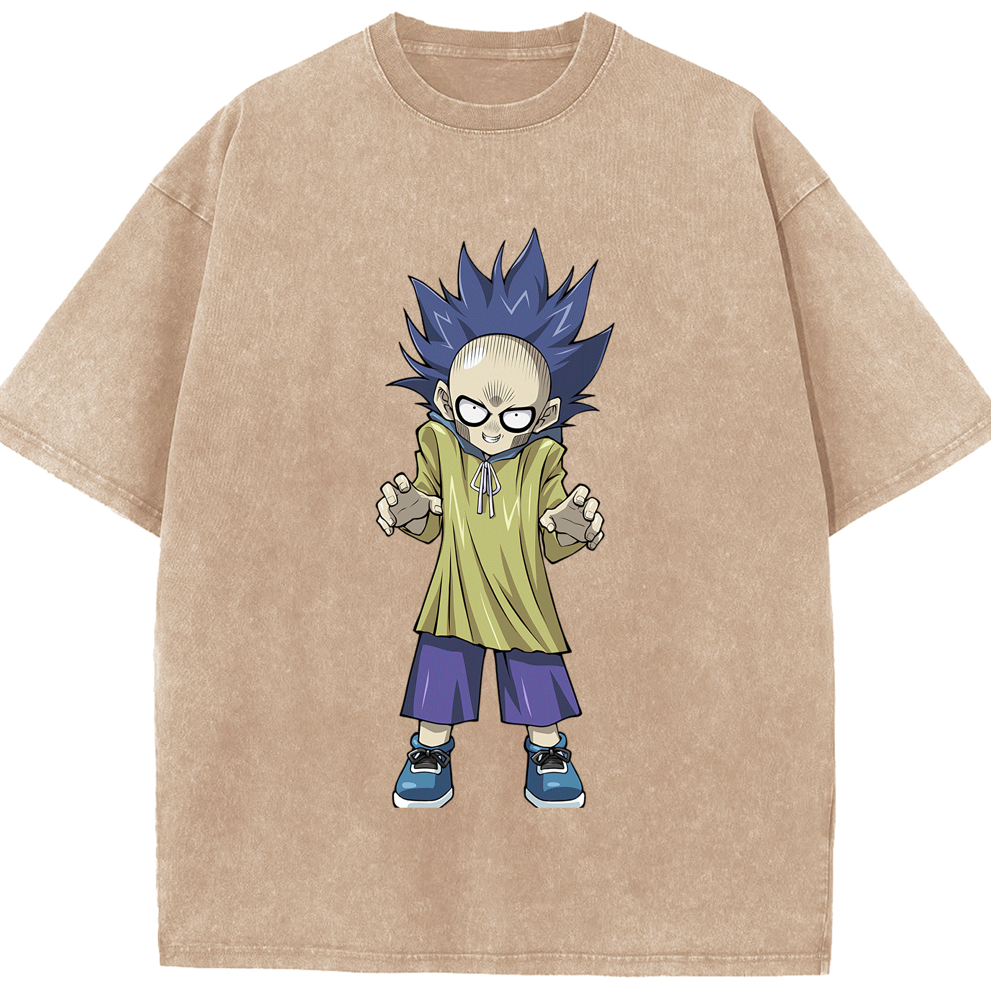 （画像用） 遊☆戯☆王 Yu-Gi-Oh! 綿100% ヴィンテージ風 半袖Tシャツ（フロントプリント）