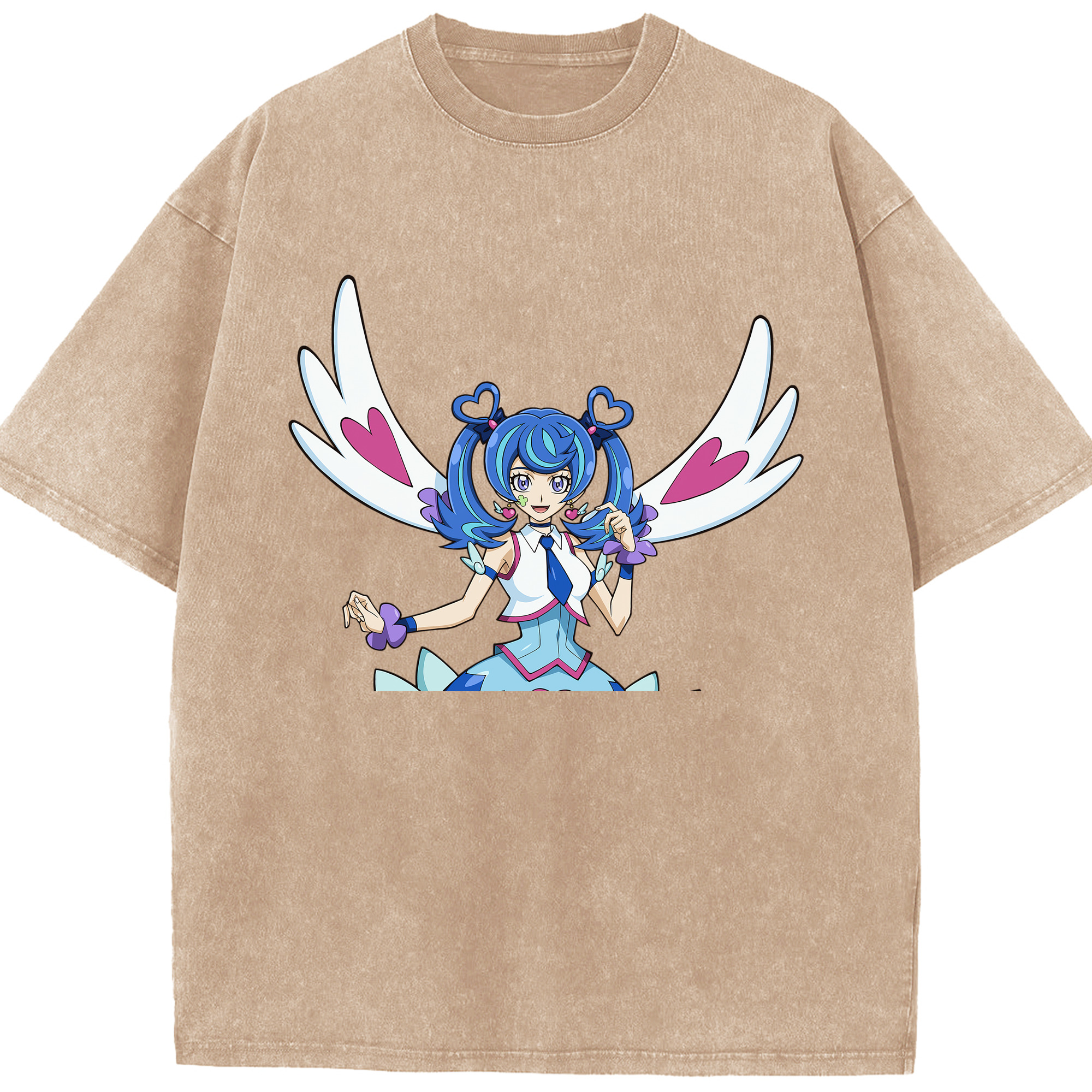 （画像用） 遊☆戯☆王 Yu-Gi-Oh! 綿100% ヴィンテージ風 半袖Tシャツ（フロントプリント）