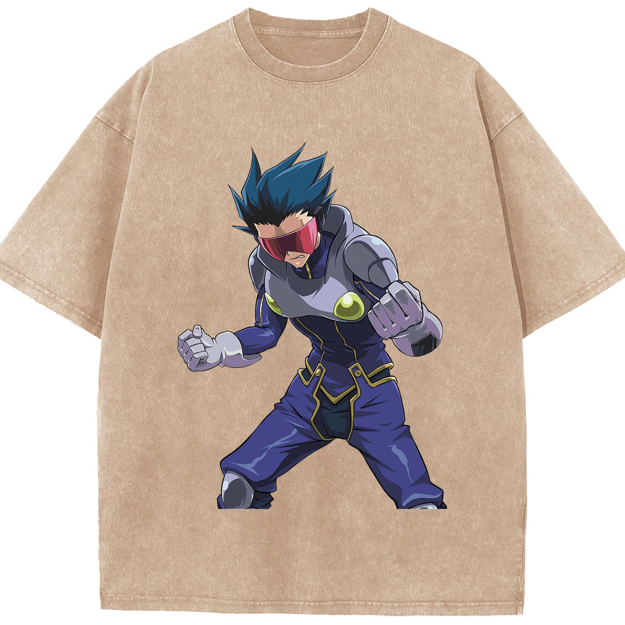 （画像用） 遊☆戯☆王 Yu-Gi-Oh! 綿100% ヴィンテージ風 半袖Tシャツ（フロントプリント）