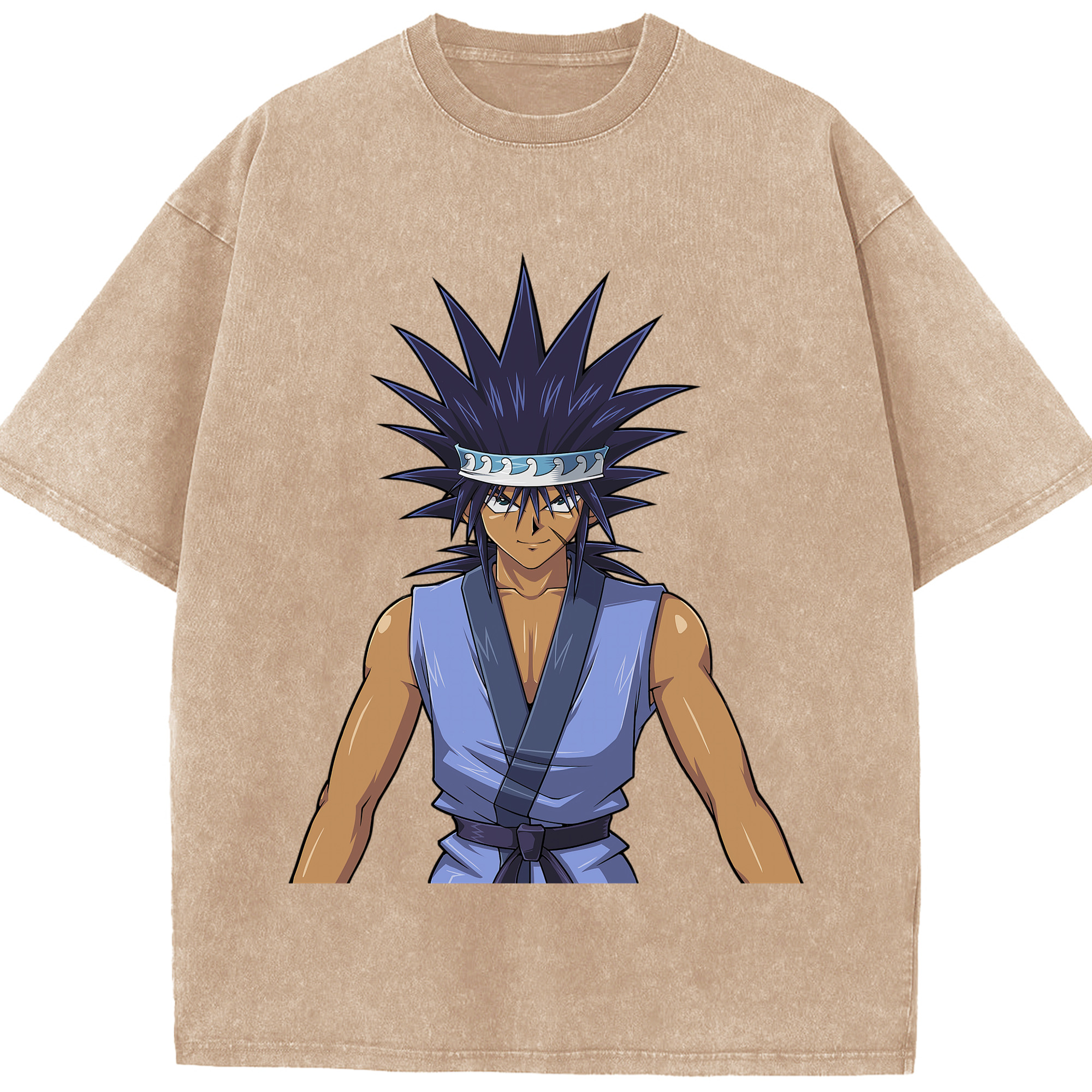 （画像用） 遊☆戯☆王 Yu-Gi-Oh! 綿100% ヴィンテージ風 半袖Tシャツ（フロントプリント）