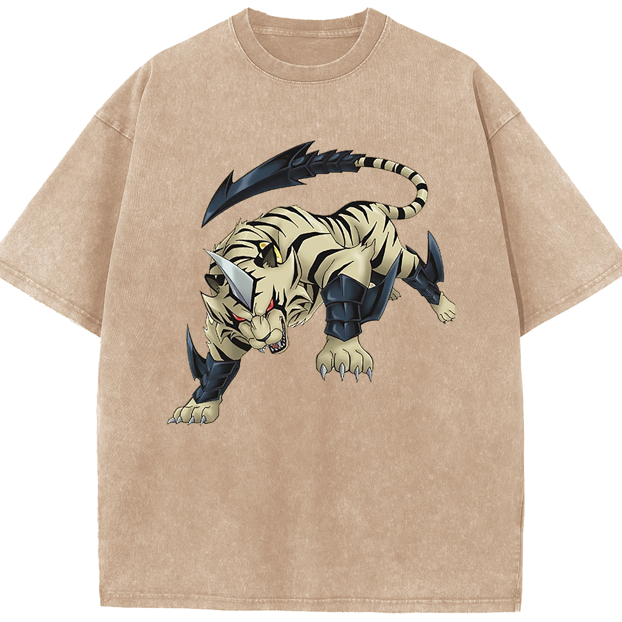 （画像用） 遊☆戯☆王 Yu-Gi-Oh! 綿100% ヴィンテージ風 半袖Tシャツ（フロントプリント）