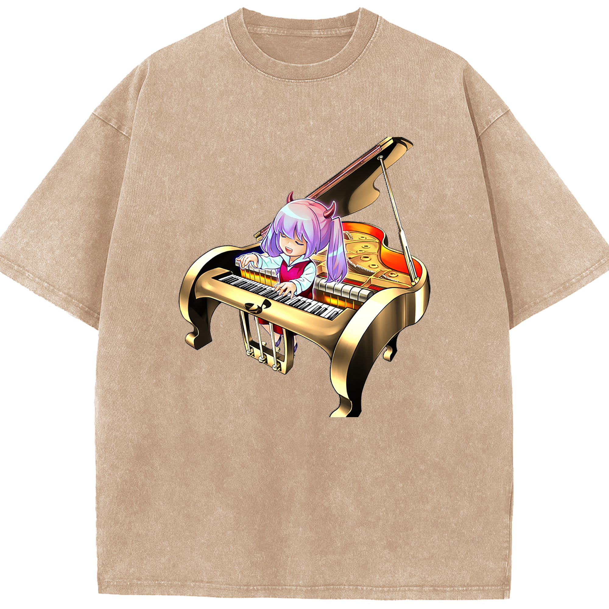 （画像用） 遊☆戯☆王 Yu-Gi-Oh! 綿100% ヴィンテージ風 半袖Tシャツ（フロントプリント）