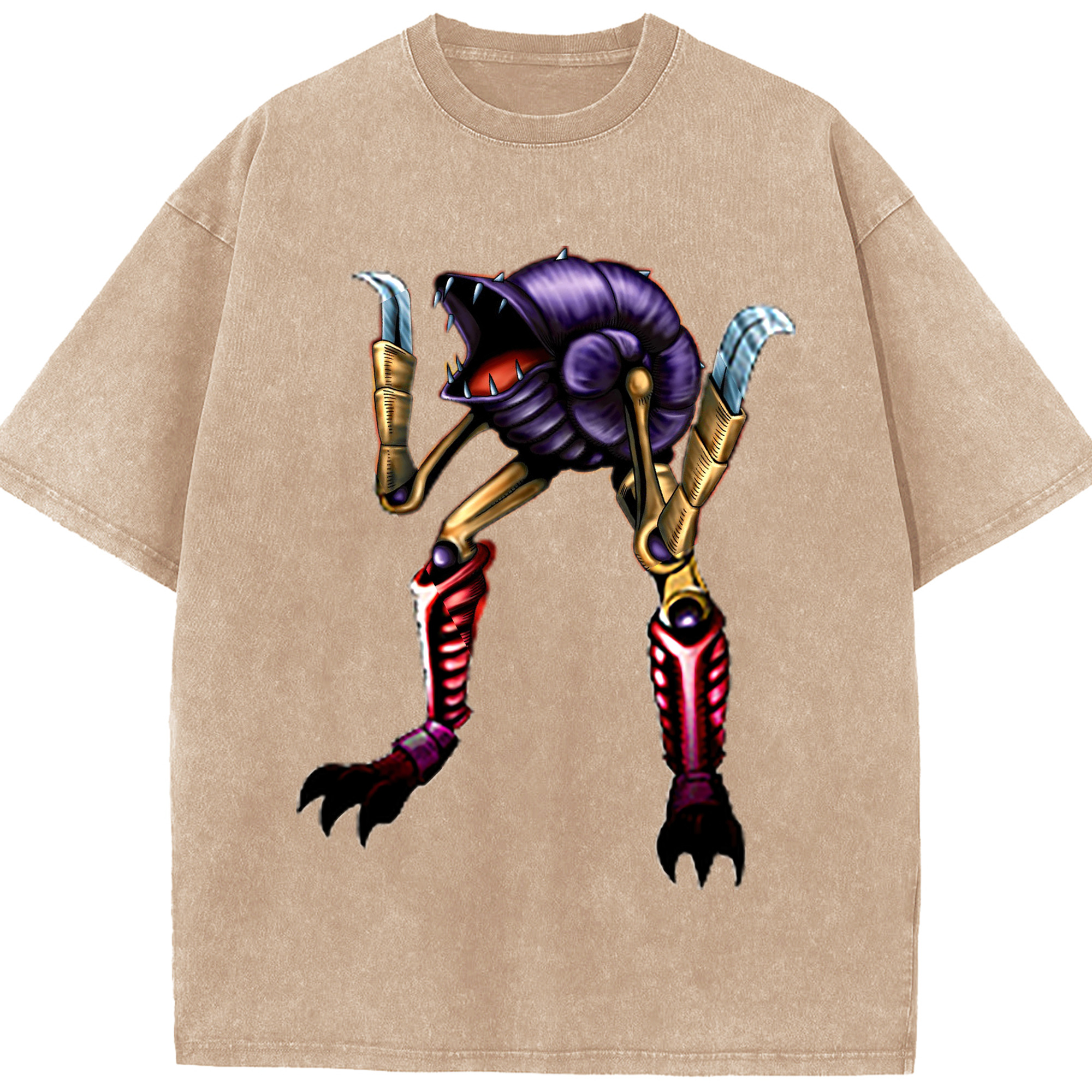 （画像用） 遊☆戯☆王 Yu-Gi-Oh! 綿100% ヴィンテージ風 半袖Tシャツ（フロントプリント）