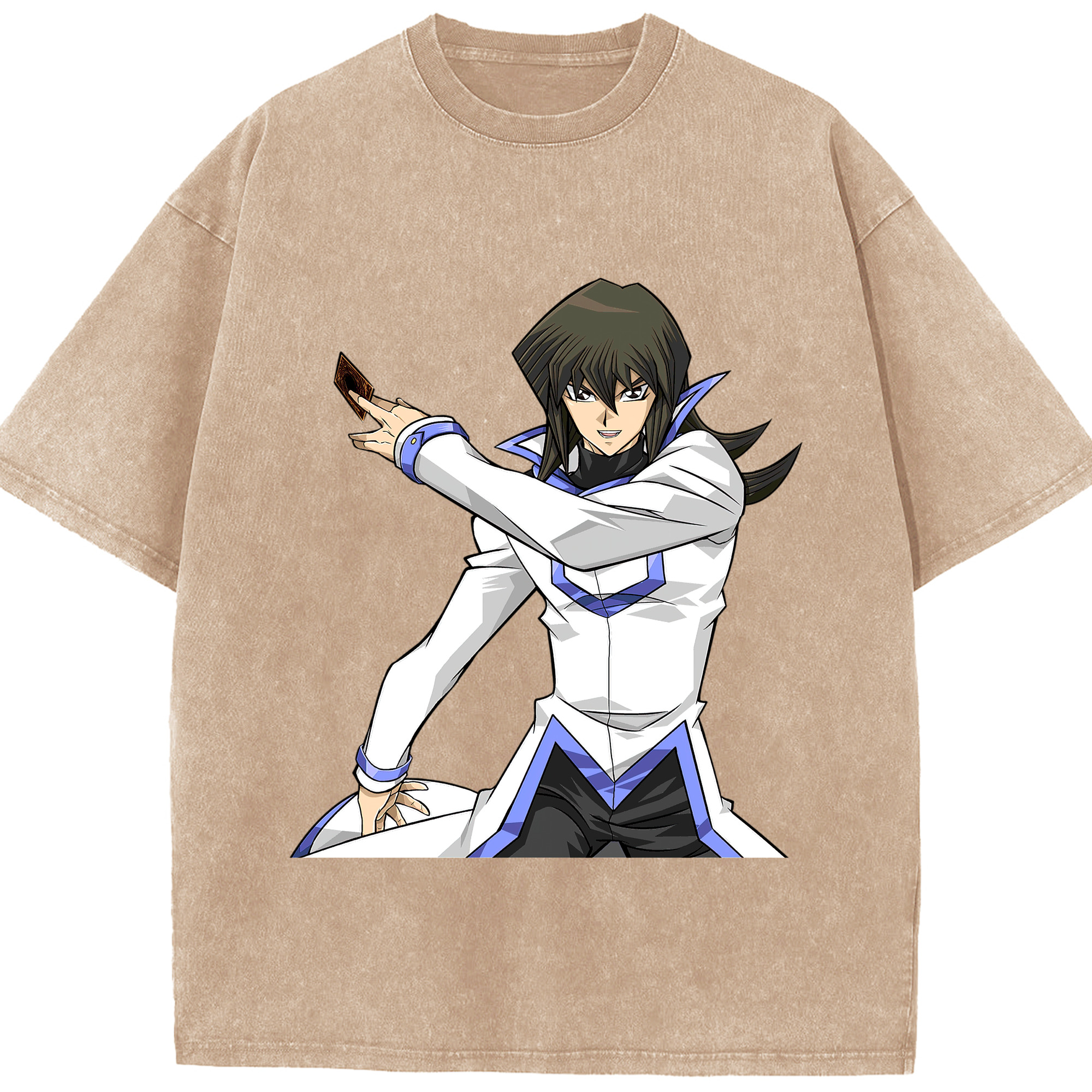 （画像用） 遊☆戯☆王 Yu-Gi-Oh! 綿100% ヴィンテージ風 半袖Tシャツ（フロントプリント）