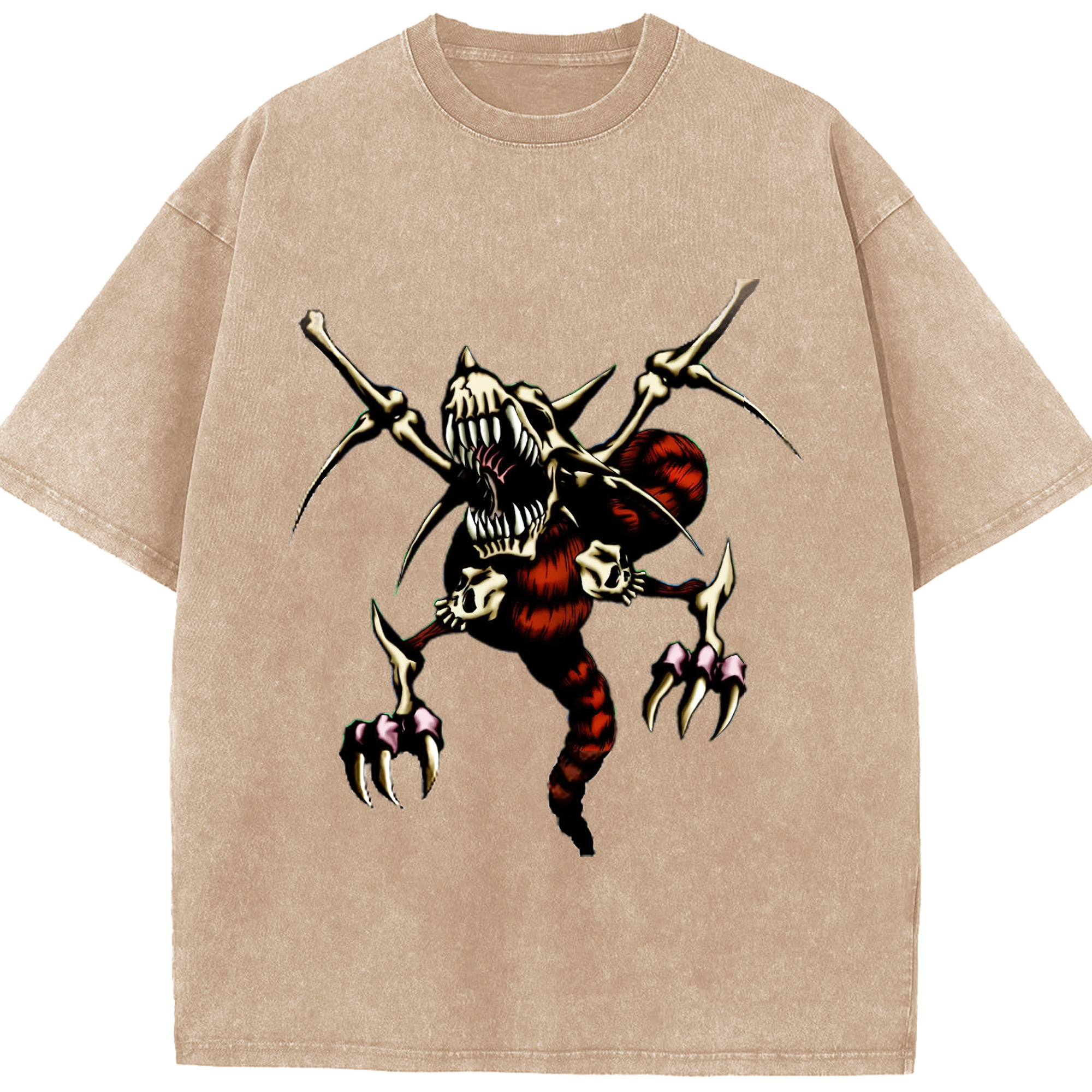 （画像用） 遊☆戯☆王 Yu-Gi-Oh! 綿100% ヴィンテージ風 半袖Tシャツ（フロントプリント）