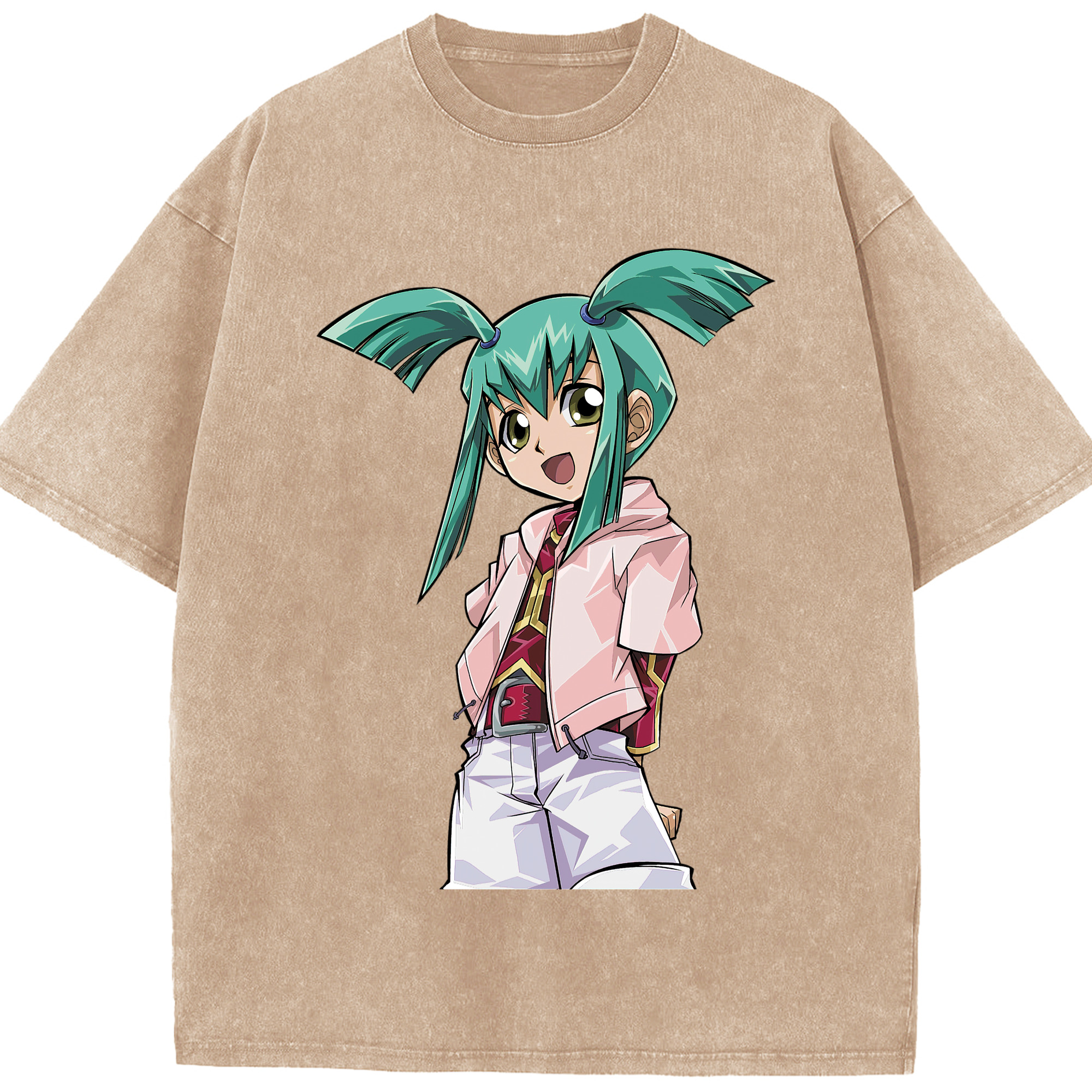 （画像用） 遊☆戯☆王 Yu-Gi-Oh! 綿100% ヴィンテージ風 半袖Tシャツ（フロントプリント）