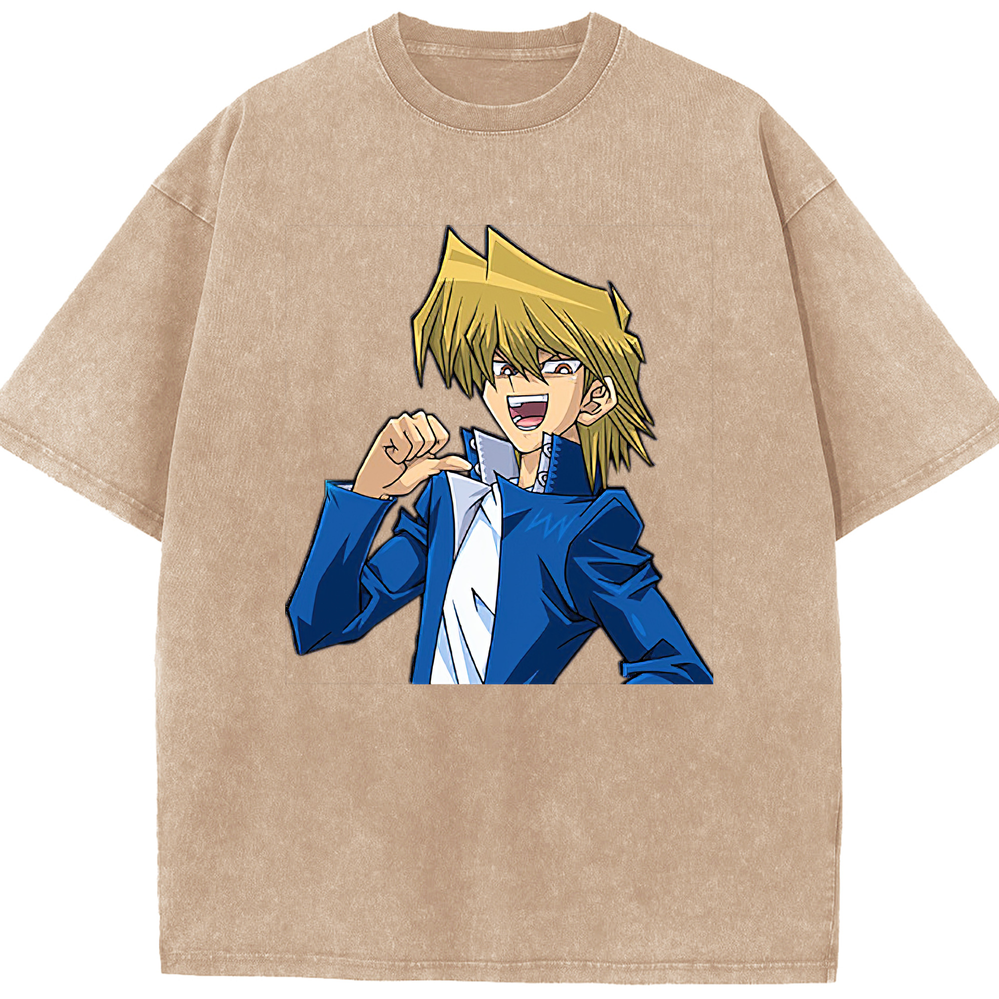 （画像用） 遊☆戯☆王 Yu-Gi-Oh! 綿100% ヴィンテージ風 半袖Tシャツ（フロントプリント）
